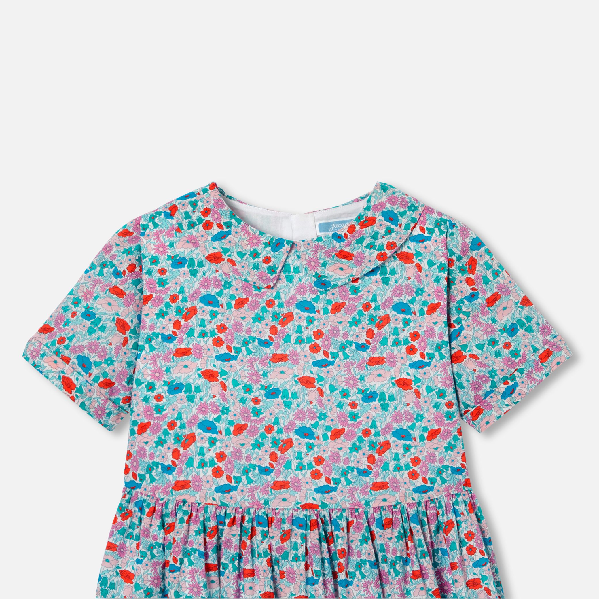 Girl Dress In Liberty Fabric - Image 3
