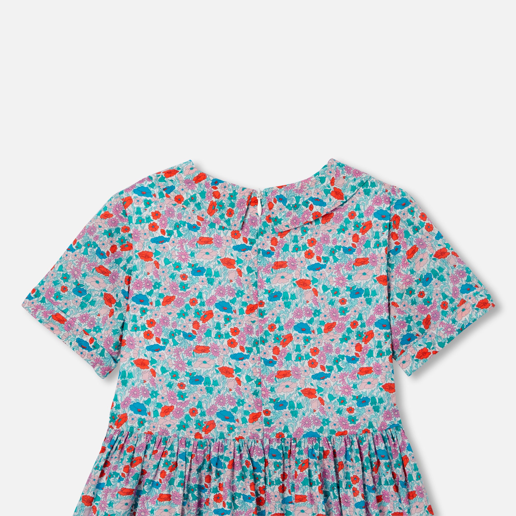 Girl Dress In Liberty Fabric - Image 4
