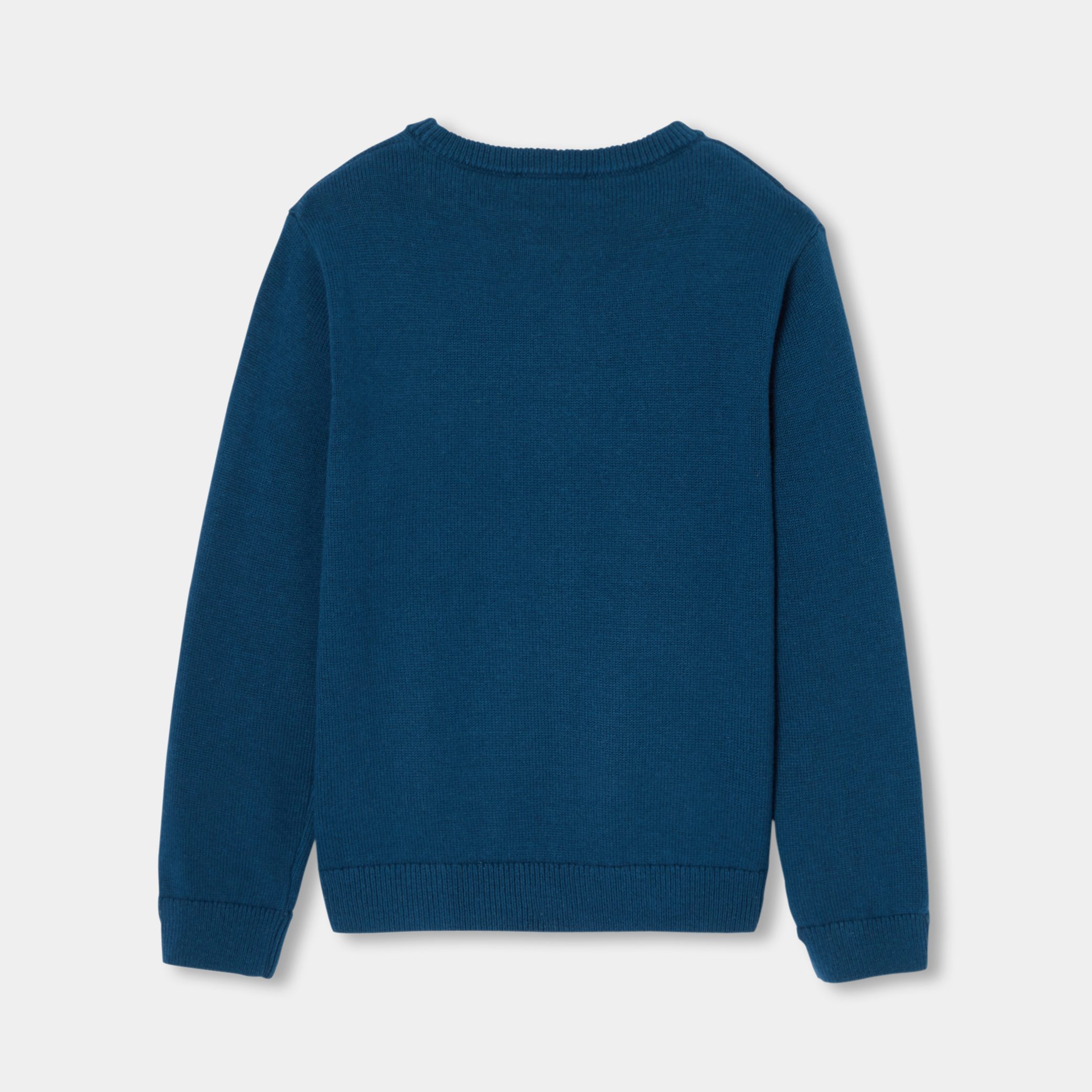 Boy Sweater In Cotton And Wool - Image 2