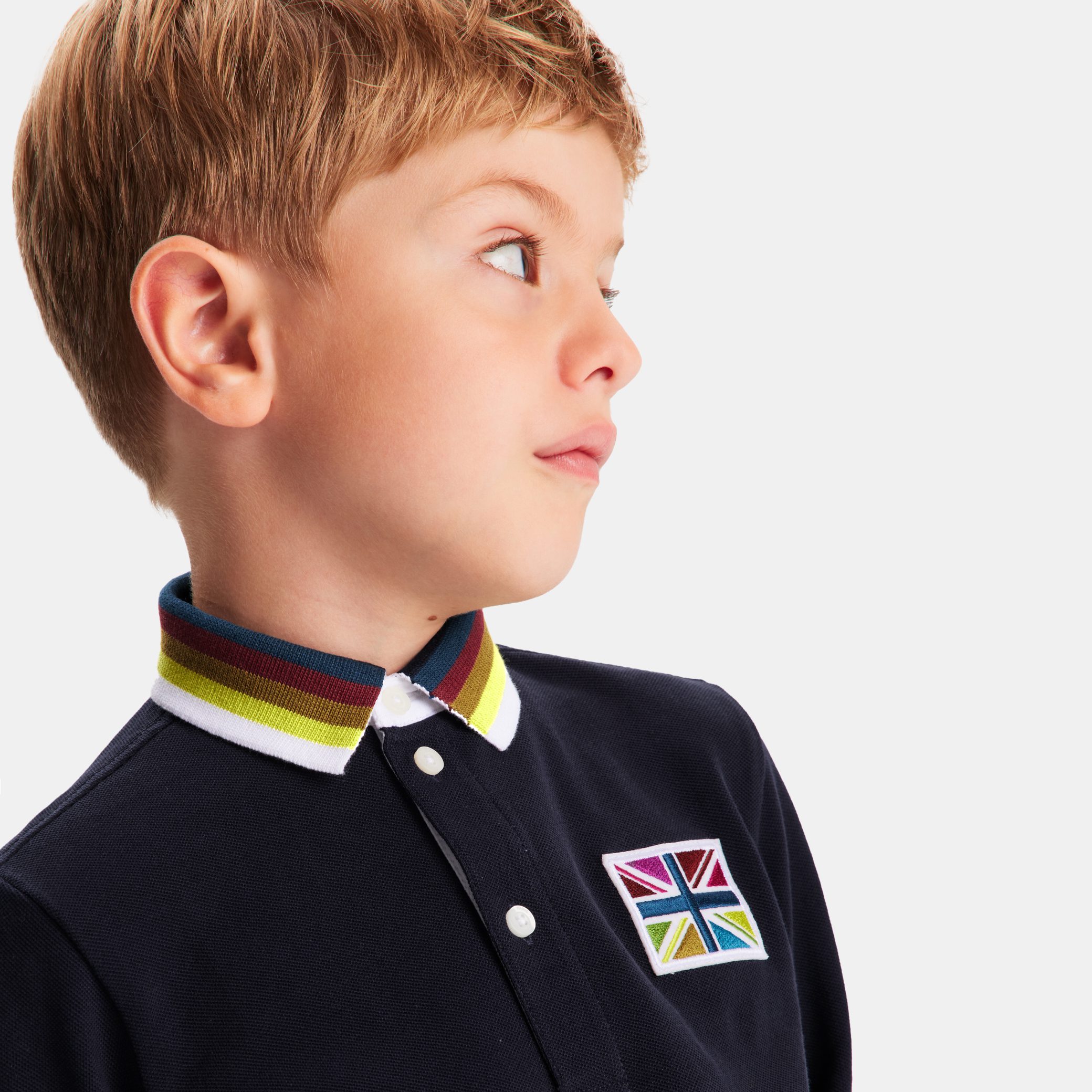 Boy Long-sleeved Polo - Image 2