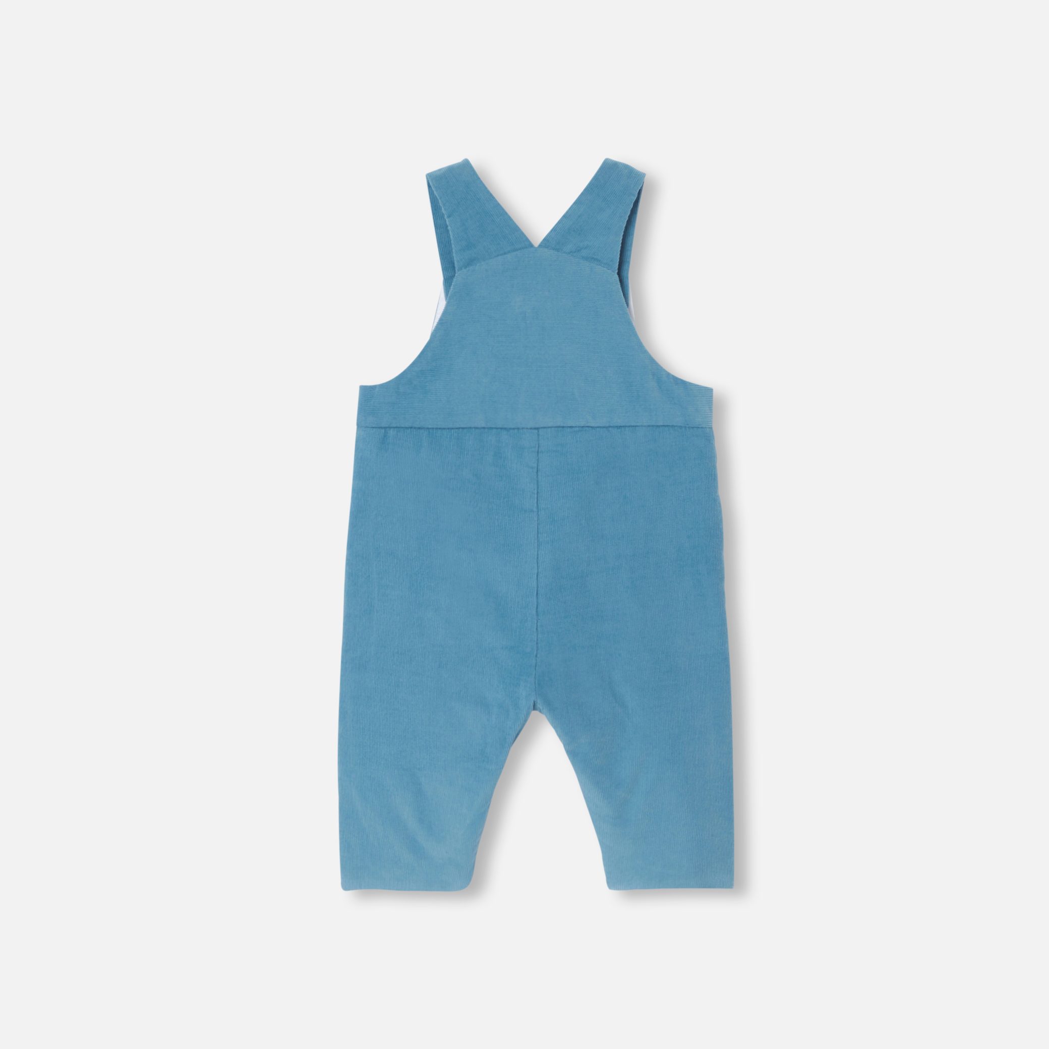 Baby Boy Velour Overalls - Image 2