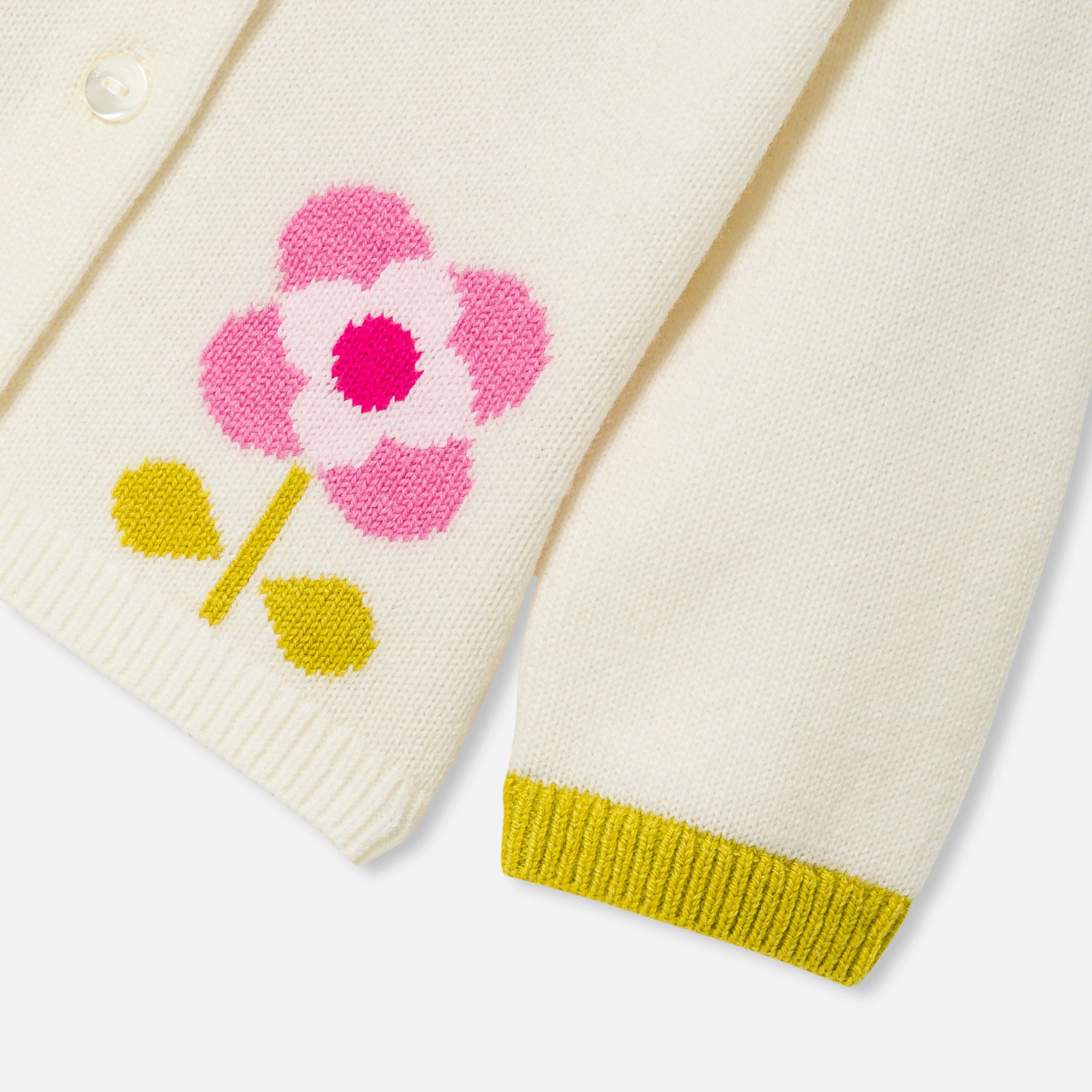 Baby Girl Cardigan In Jersey - Image 4