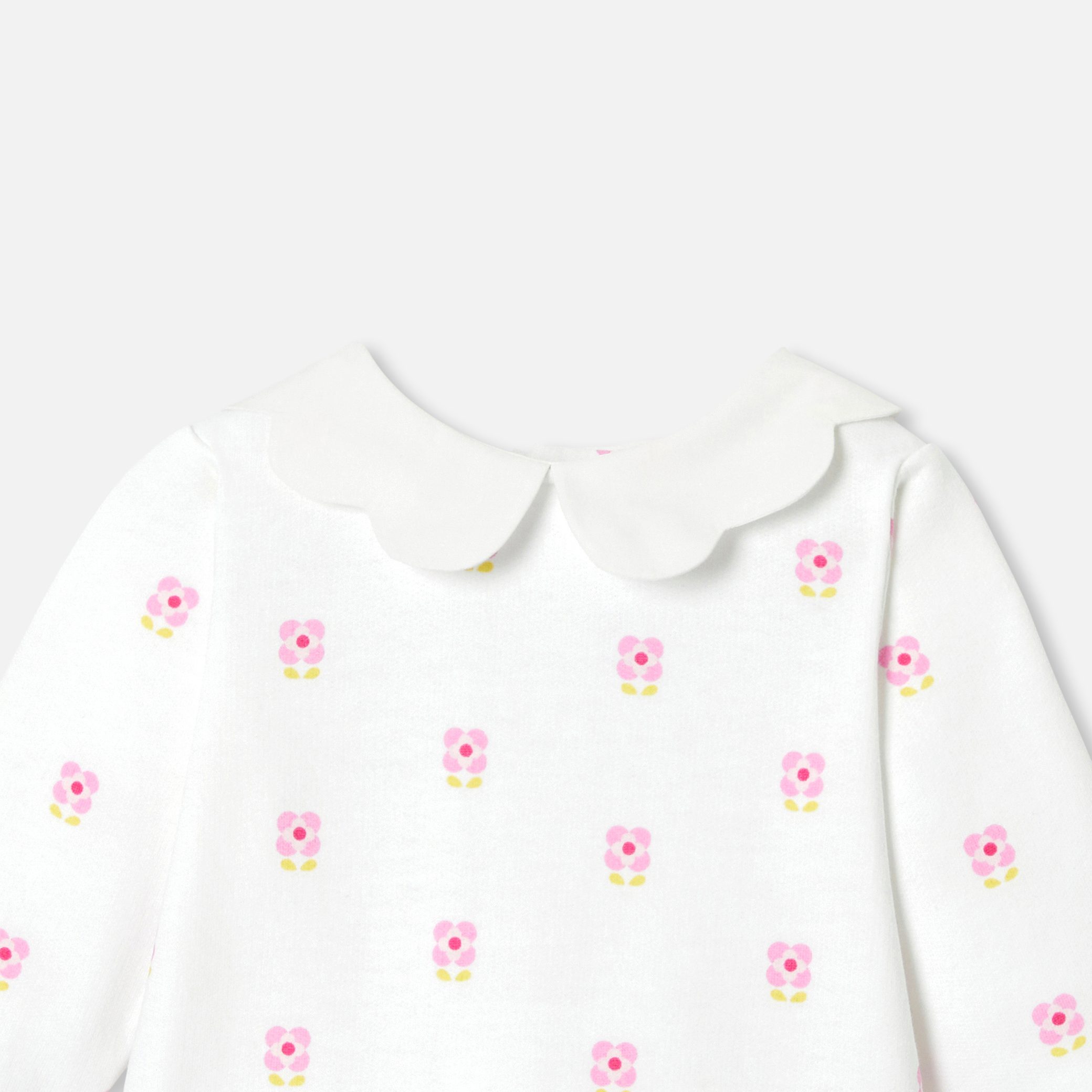 Baby Girl Pajamas In Fleece - Image 3