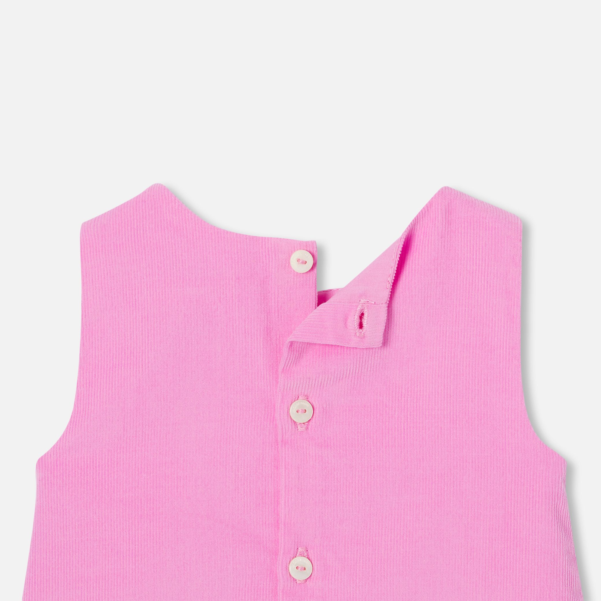 Baby Girl Velvet Pinafore Dress - Image 4