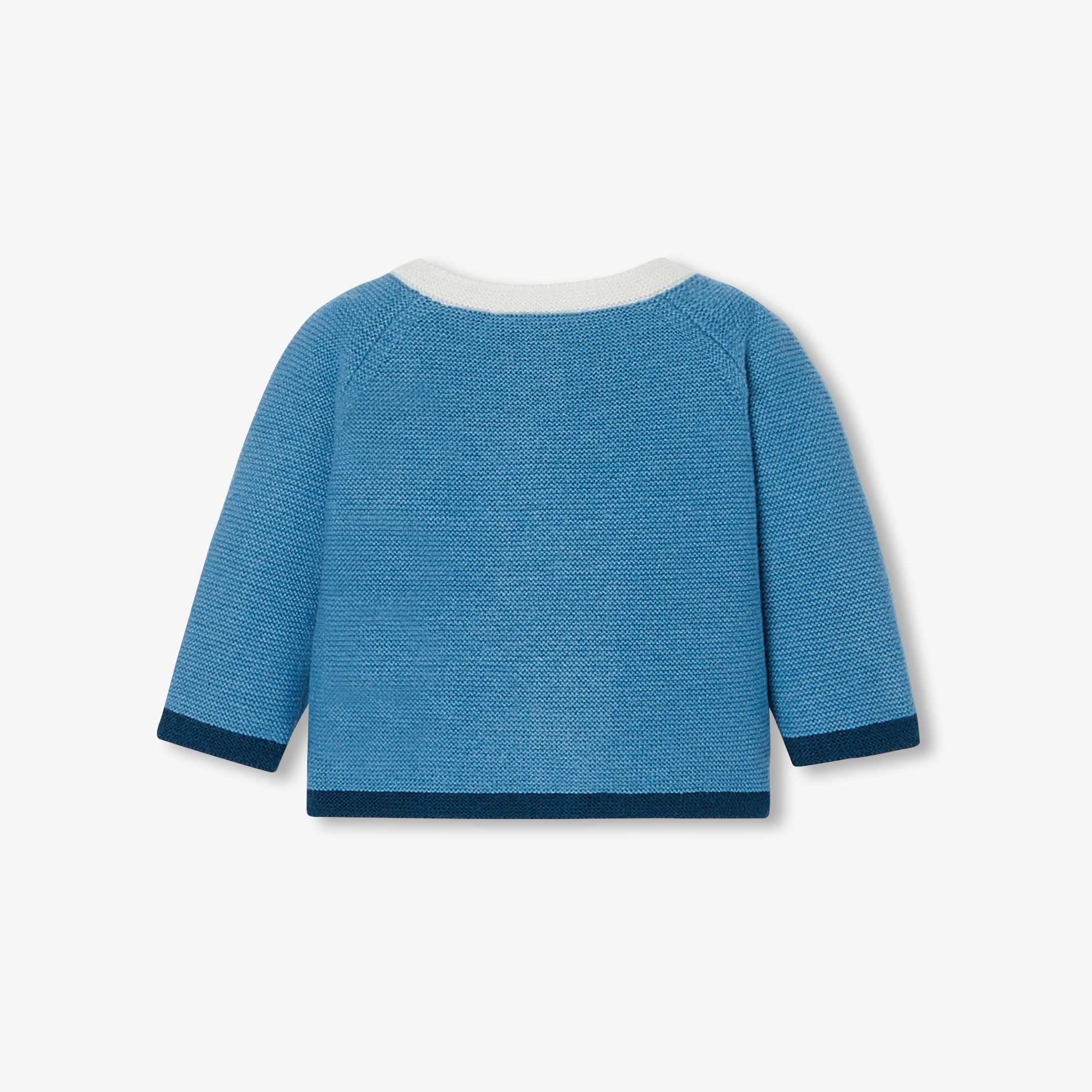 Baby Knitted Cardigan in Garter Stitch - Image 2