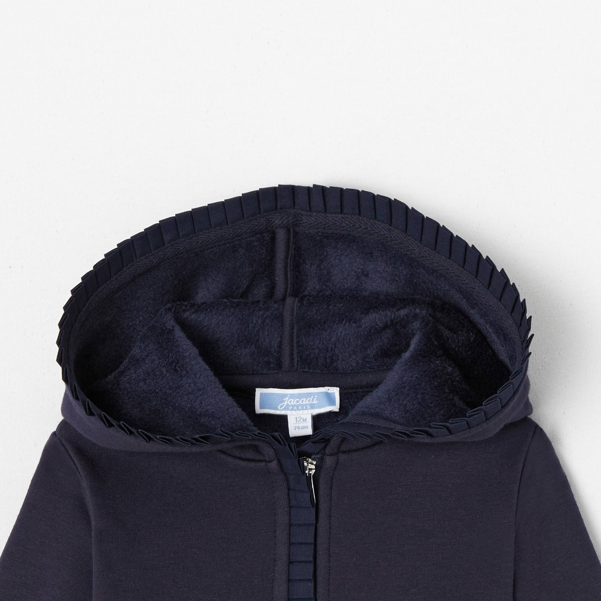 Baby girl zip-up sweatshirt - Terrence - Image 3