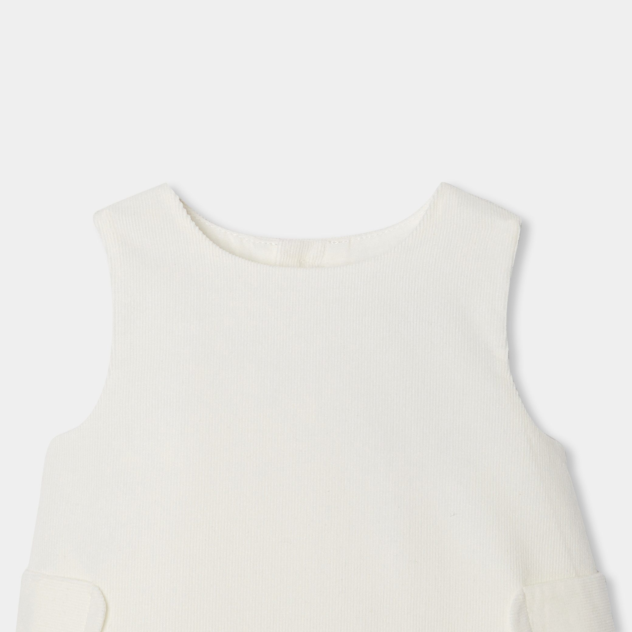 Baby Girl Velvet Pinafore Dress - Image 3