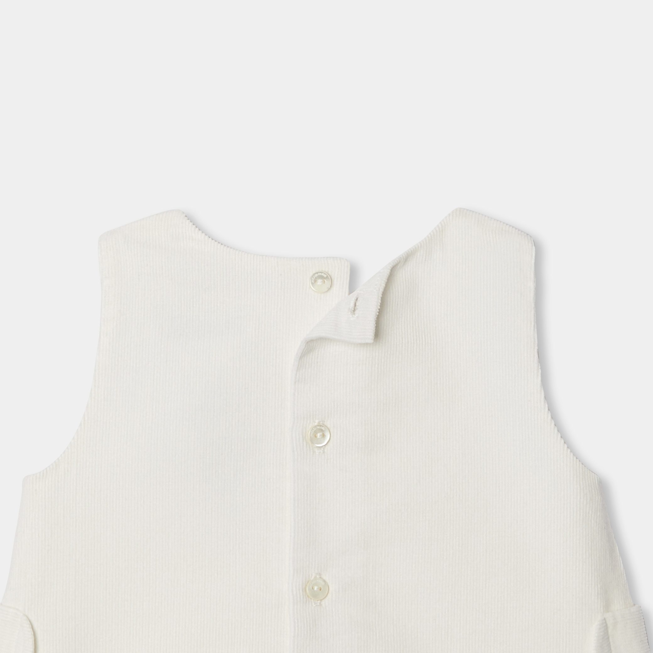 Baby Girl Velvet Pinafore Dress - Image 4