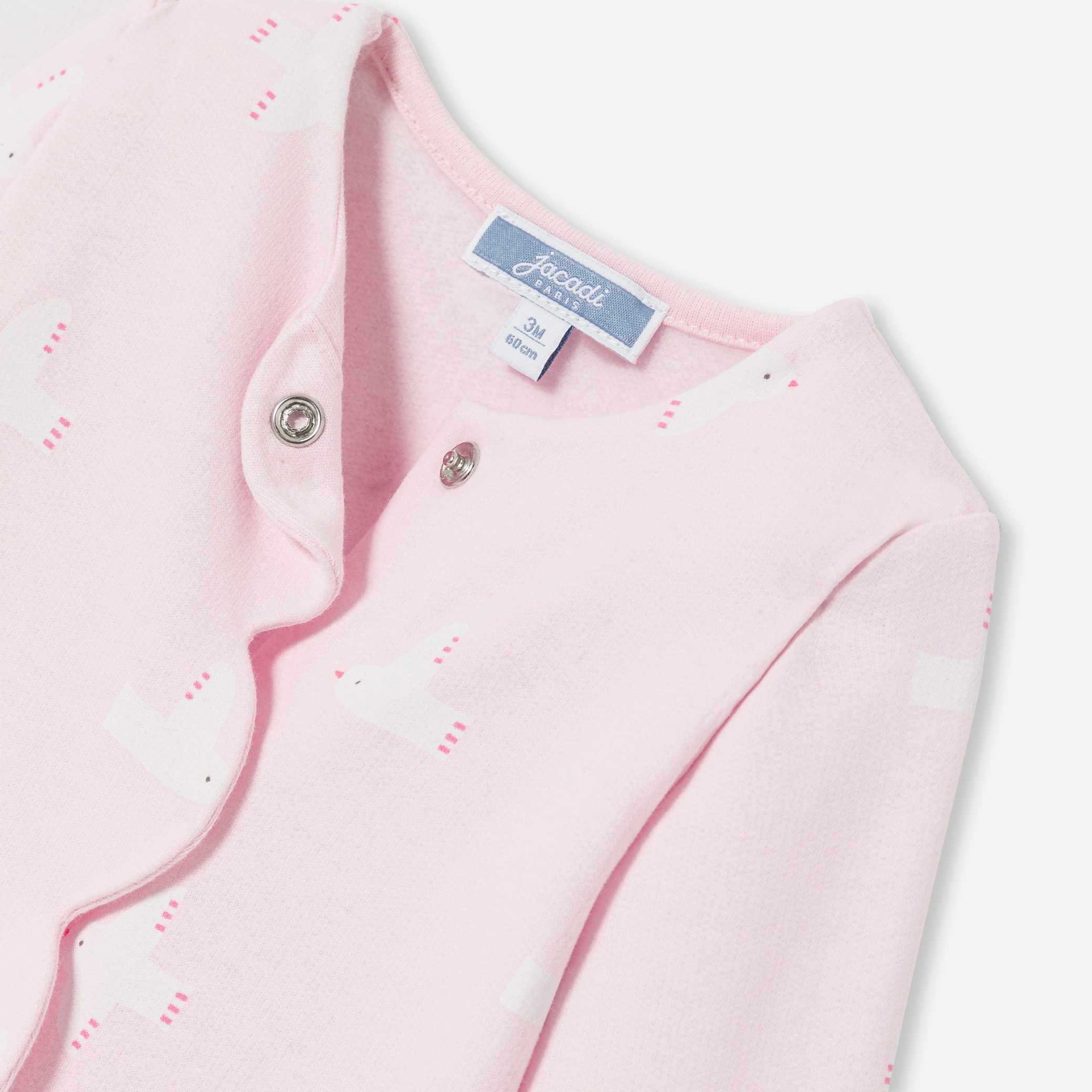Baby girl pyjamas in fleece - Gisou - Image 4