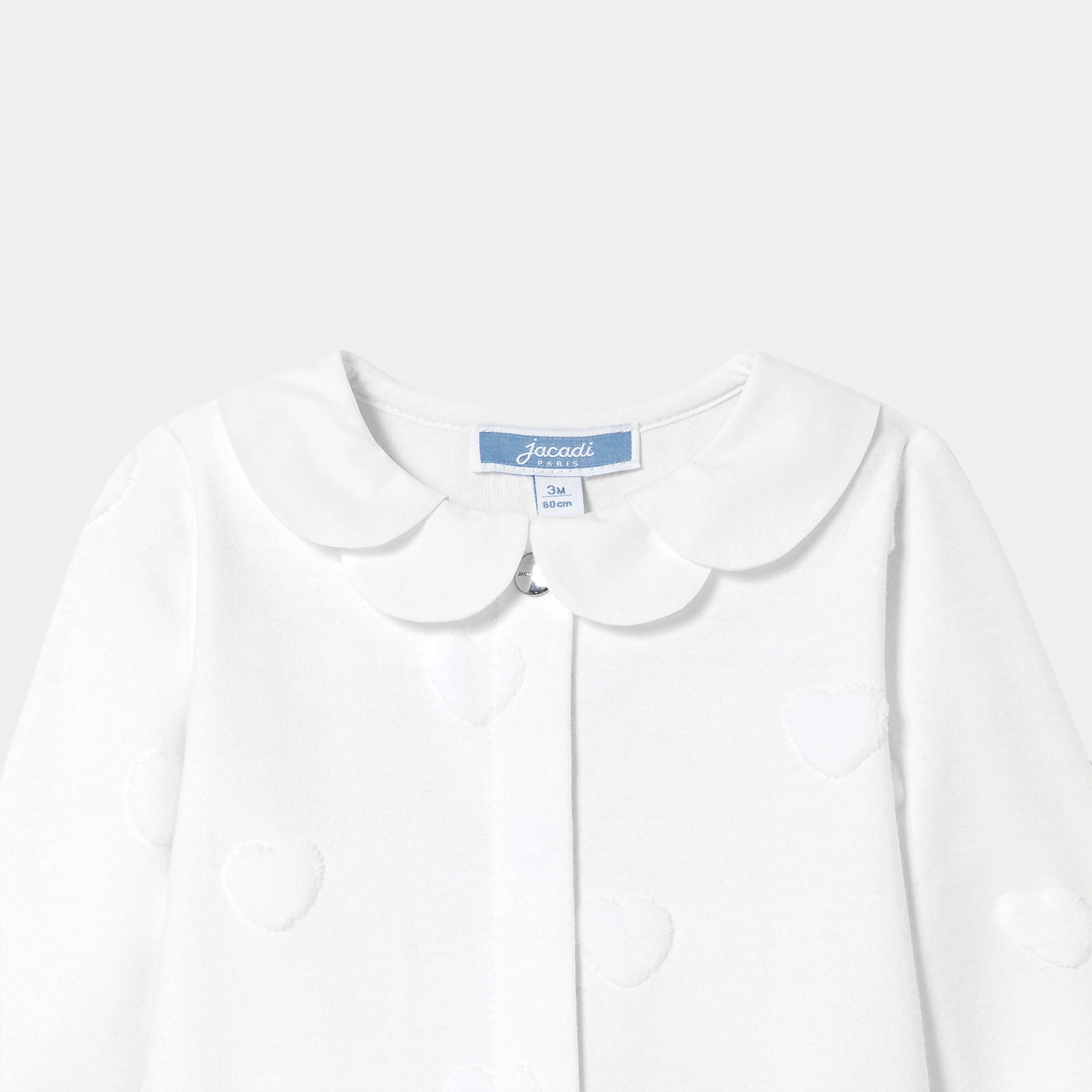 Baby girl jersey  pyjamas with cloud motif - Gretta - Image 3