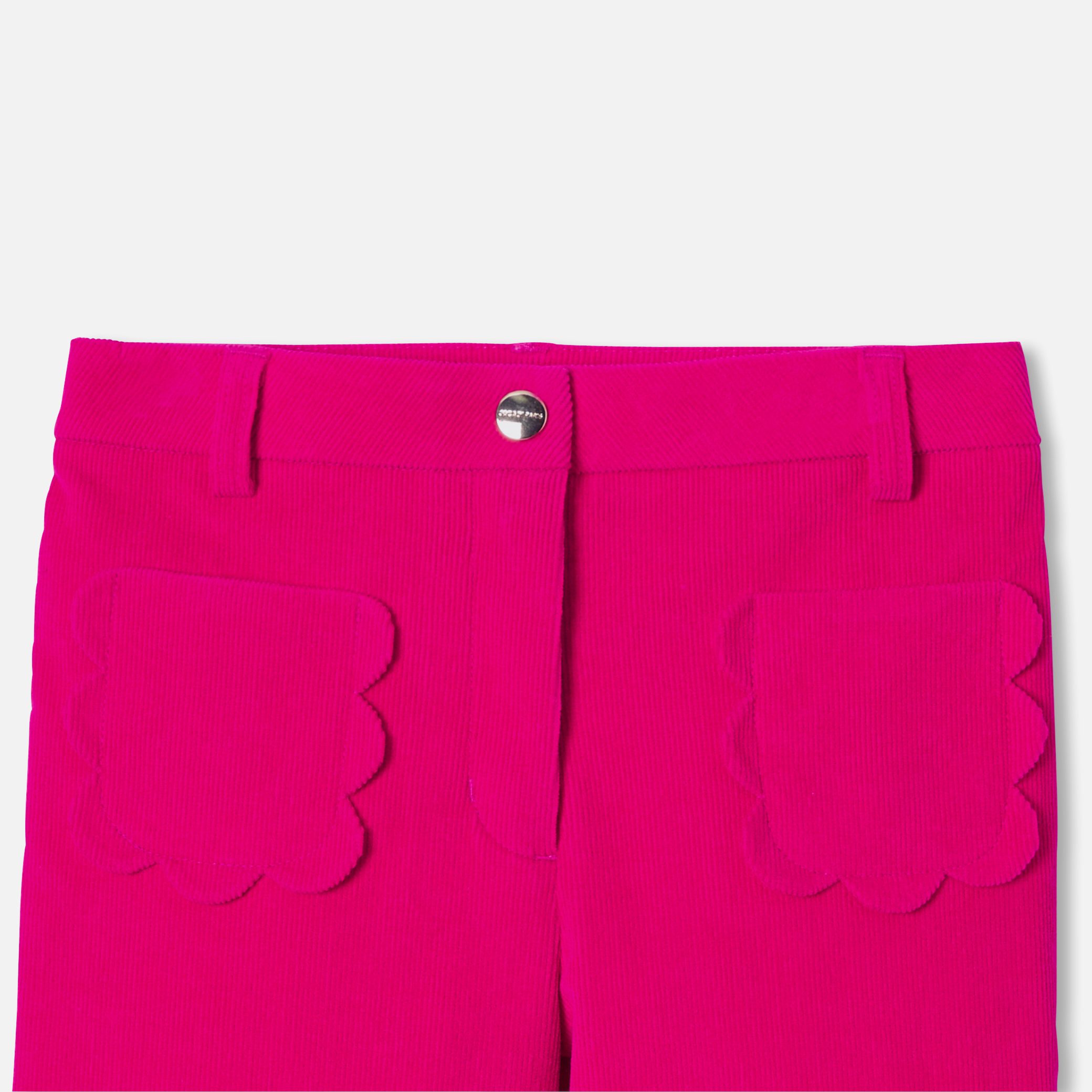 Girl Wide-leg Corduroy Trousers - Image 3