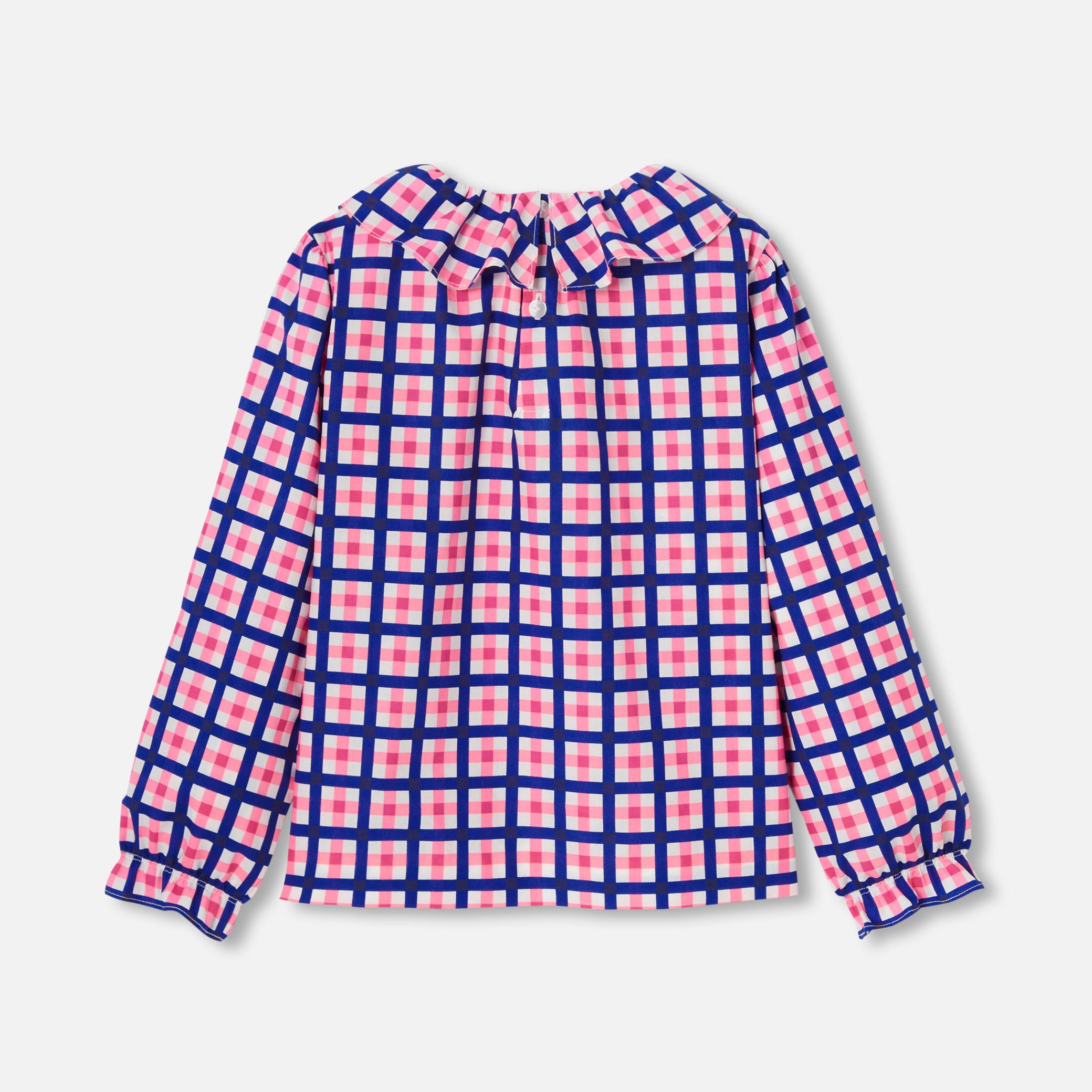 Girl Gingham Blouse - Image 5