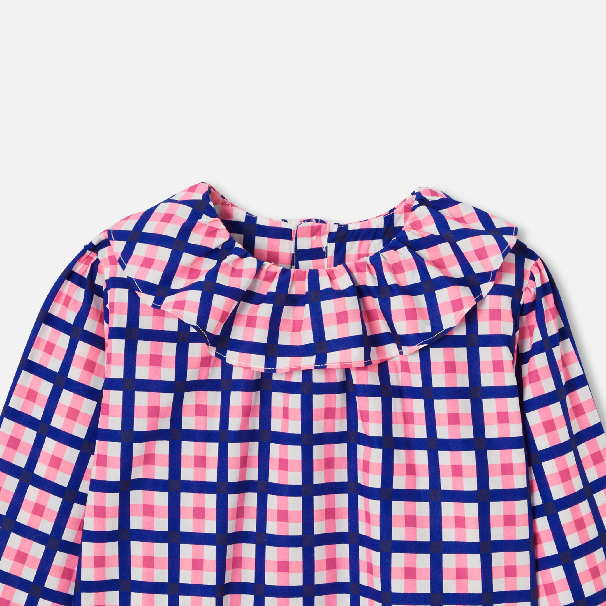 Girl Gingham Blouse - Image 6