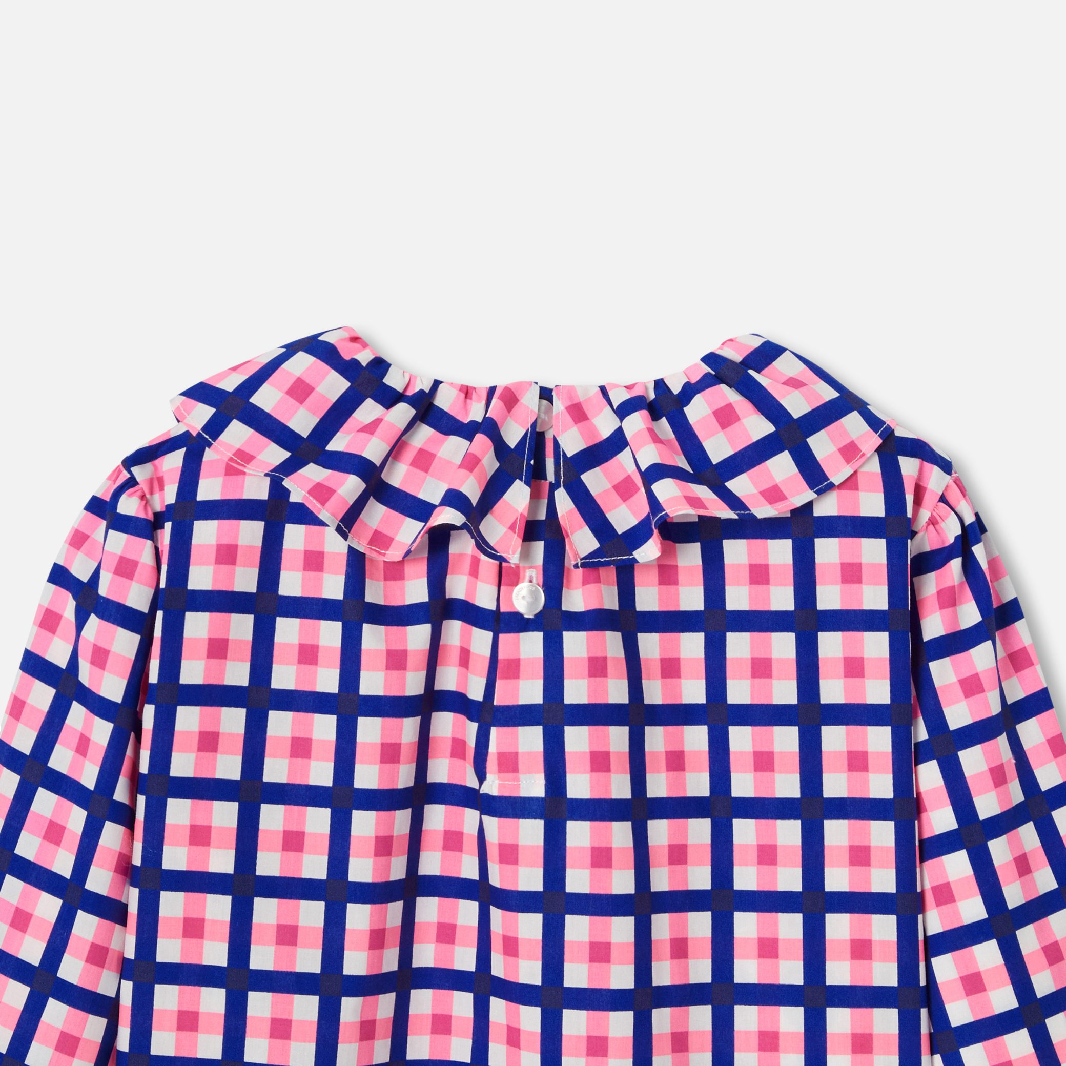 Girl Gingham Blouse - Image 7
