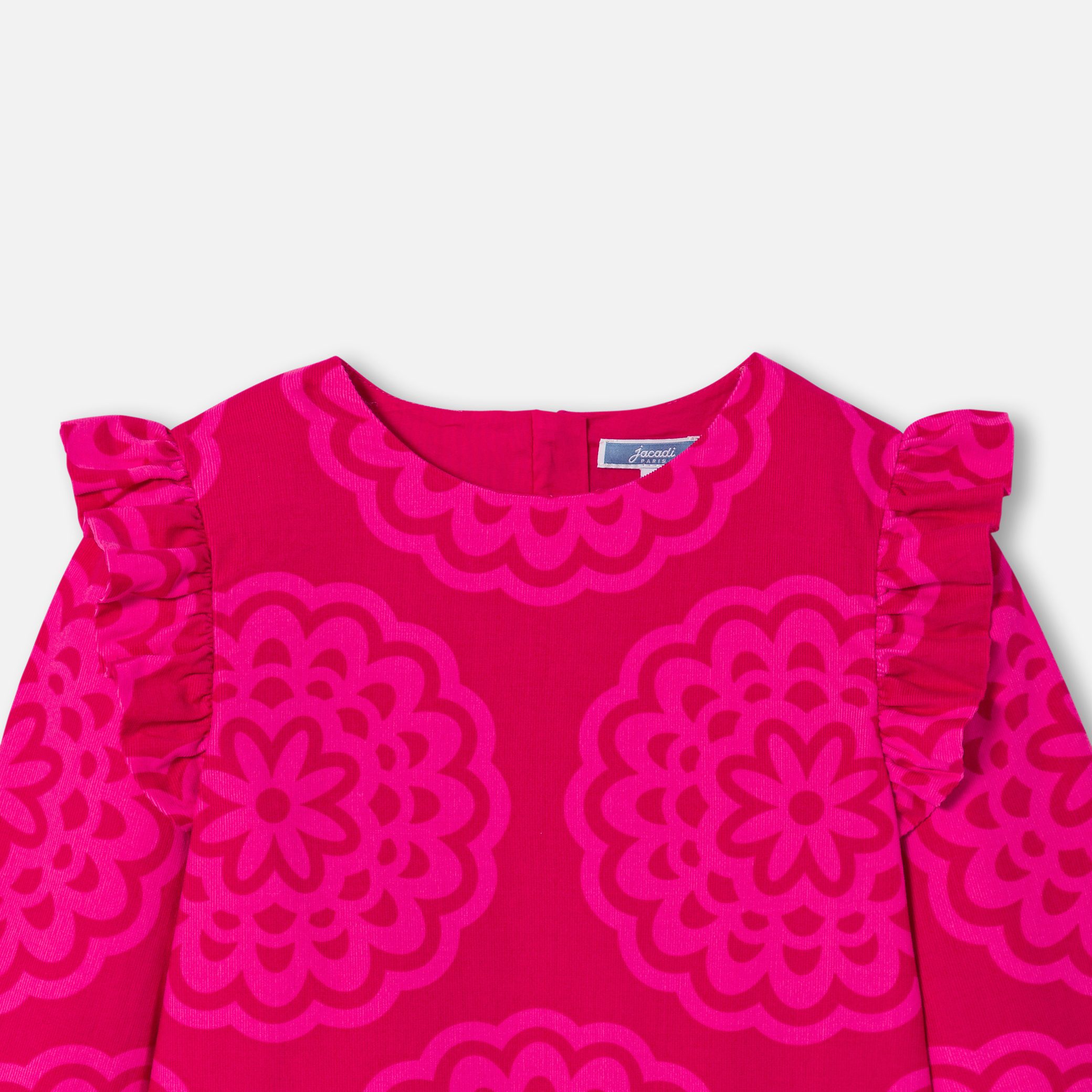 Girl Dress With Rosette Print - Image 6