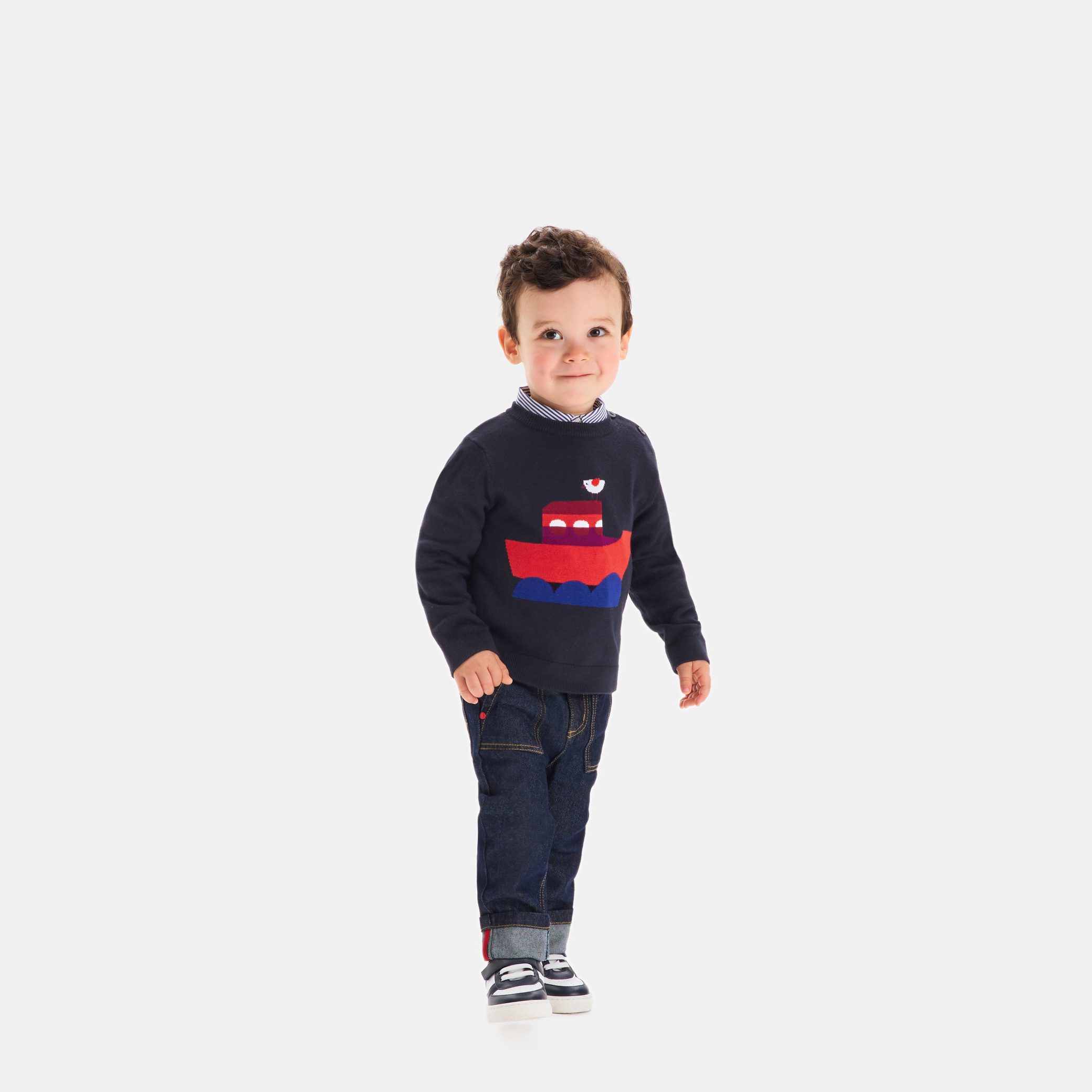 Baby Boy Knitted Sweater - Image 3