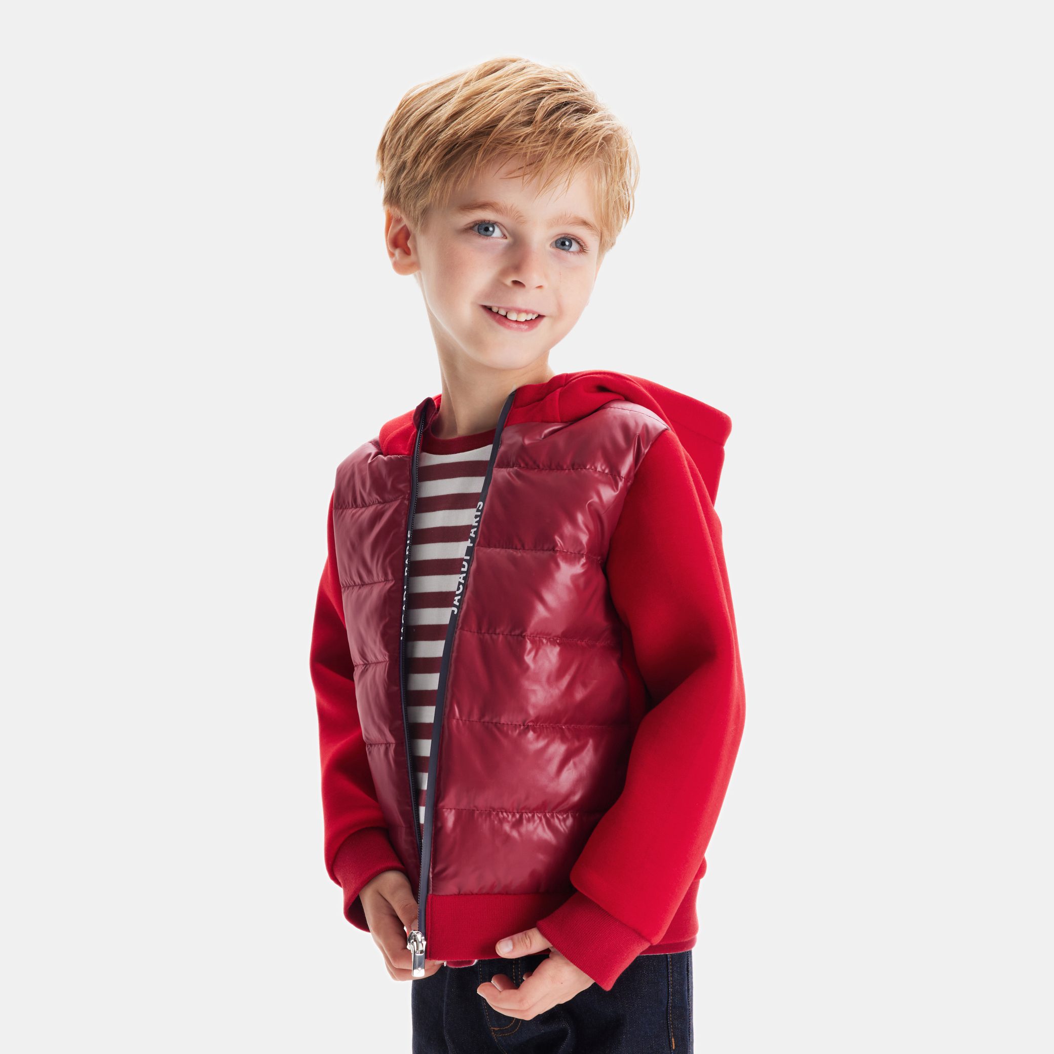 Boy Two-material Jacket