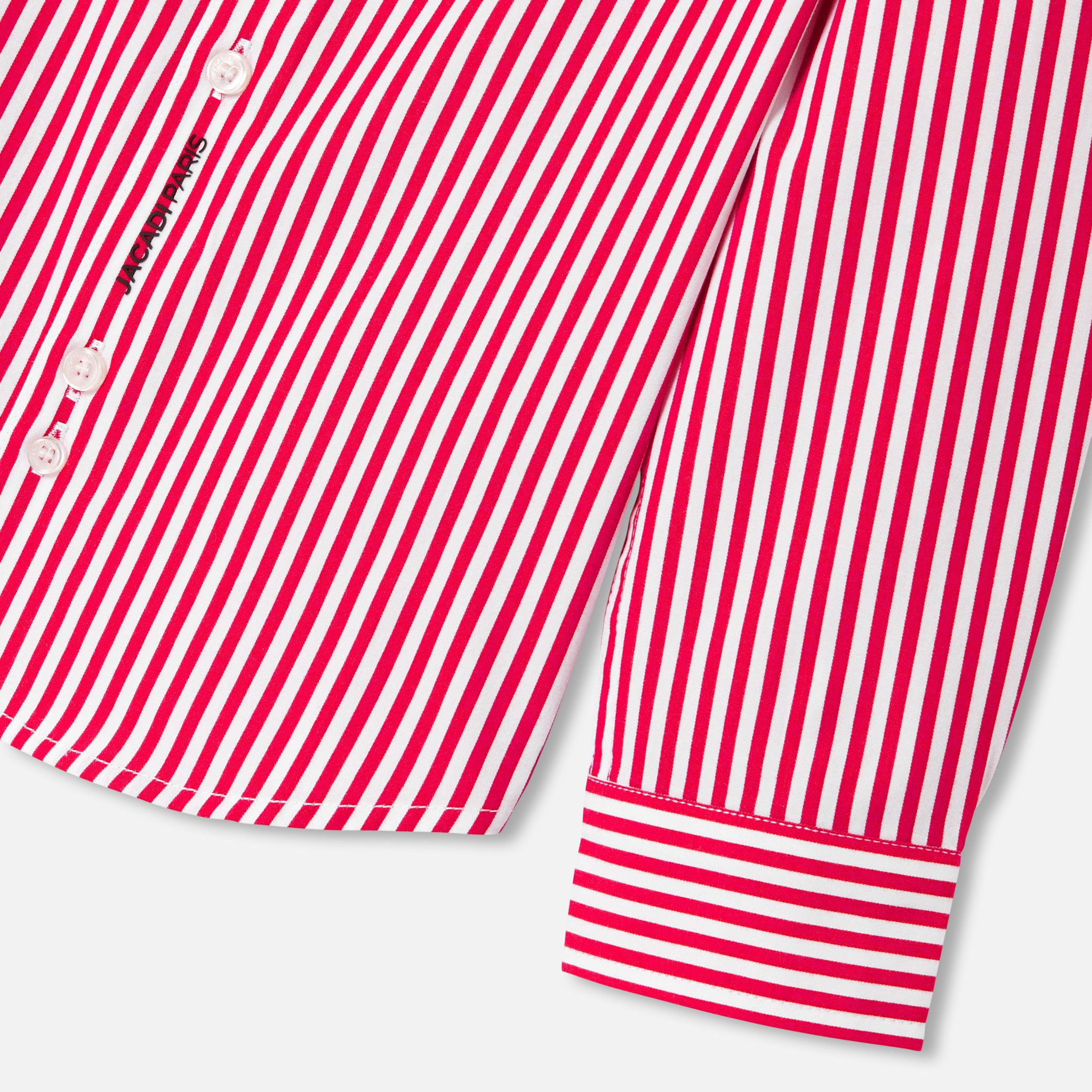 Boy Shirt In Striped Poplin - Image 4