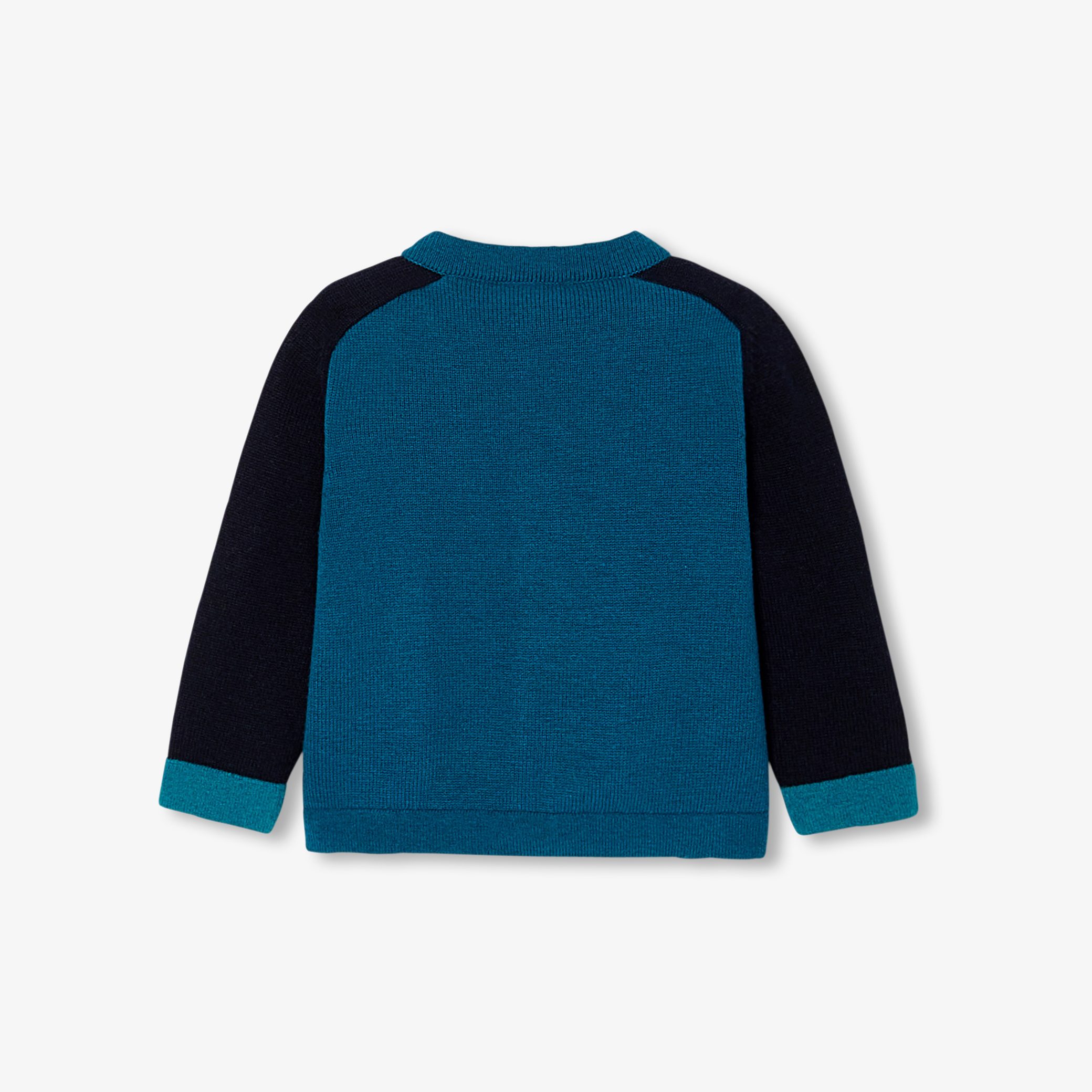 Baby Boy Color Block Cardigan - Image 4