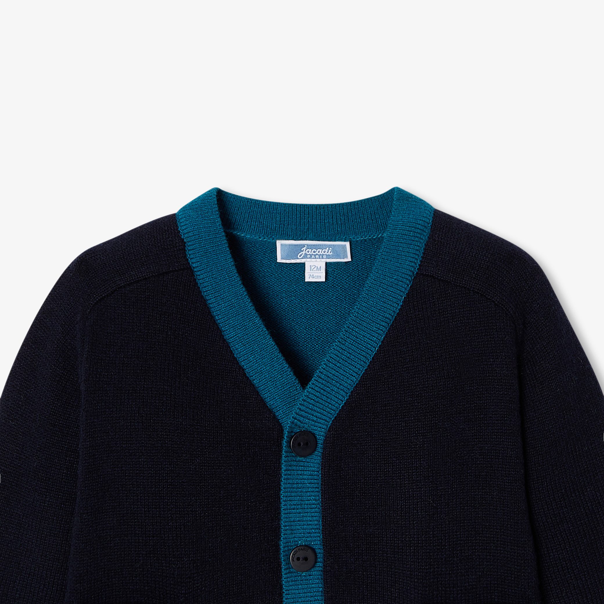 Baby Boy Color Block Cardigan - Image 5