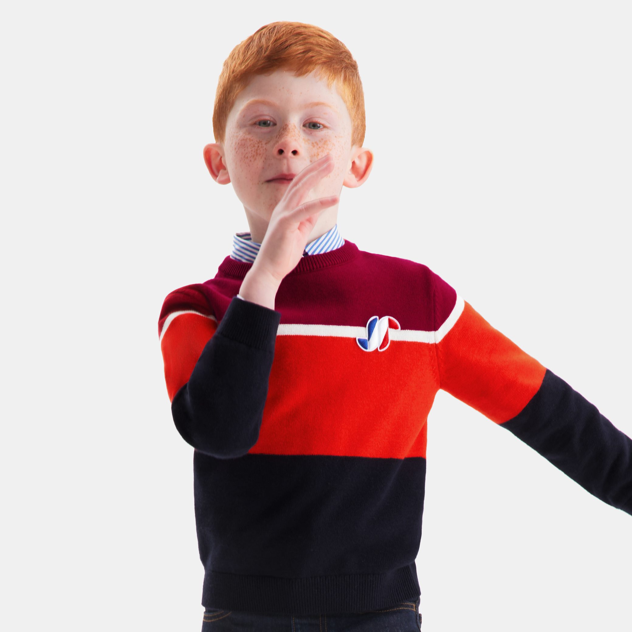 Boy Colour Block Sweater