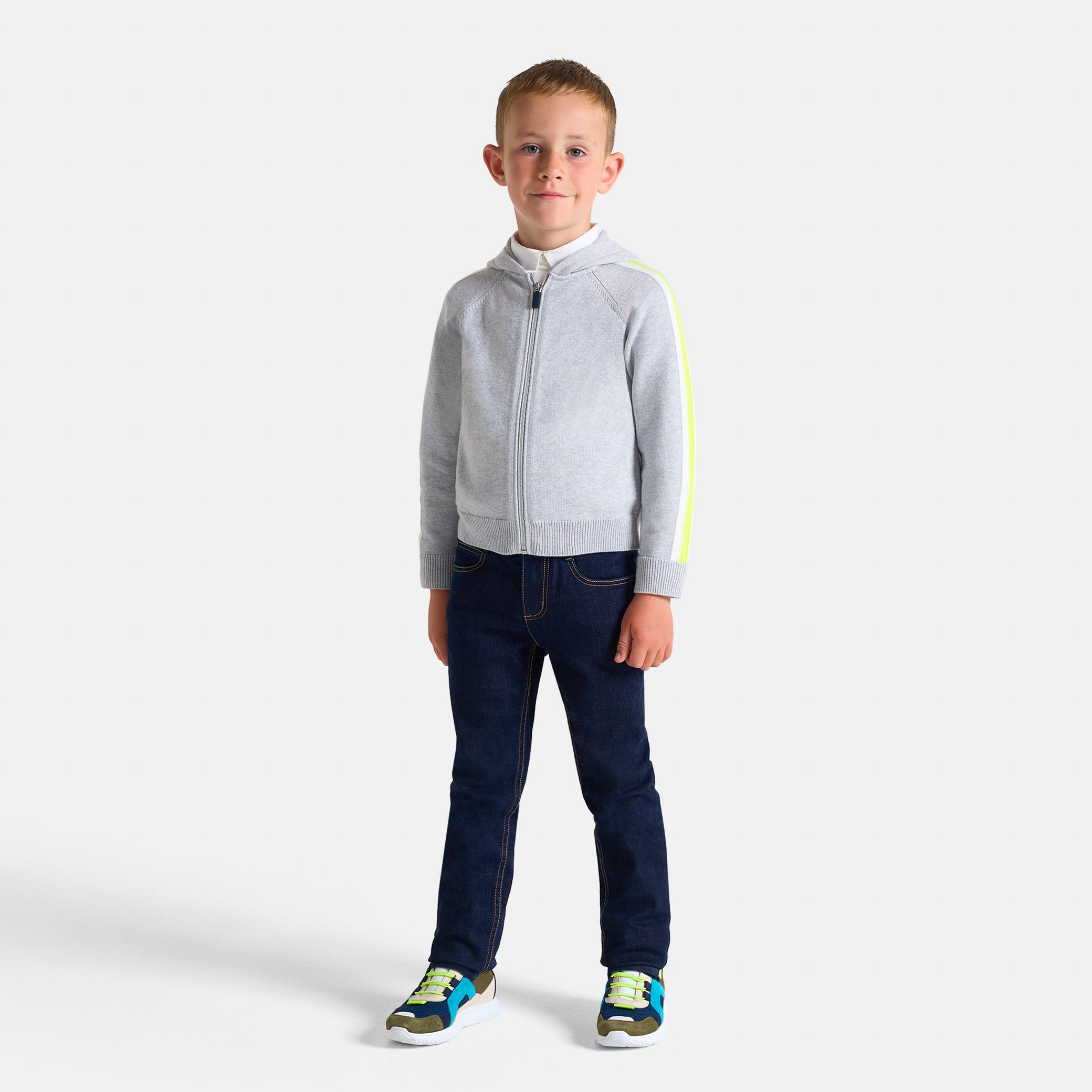 Boy Zip-up Cardigan - Image 3