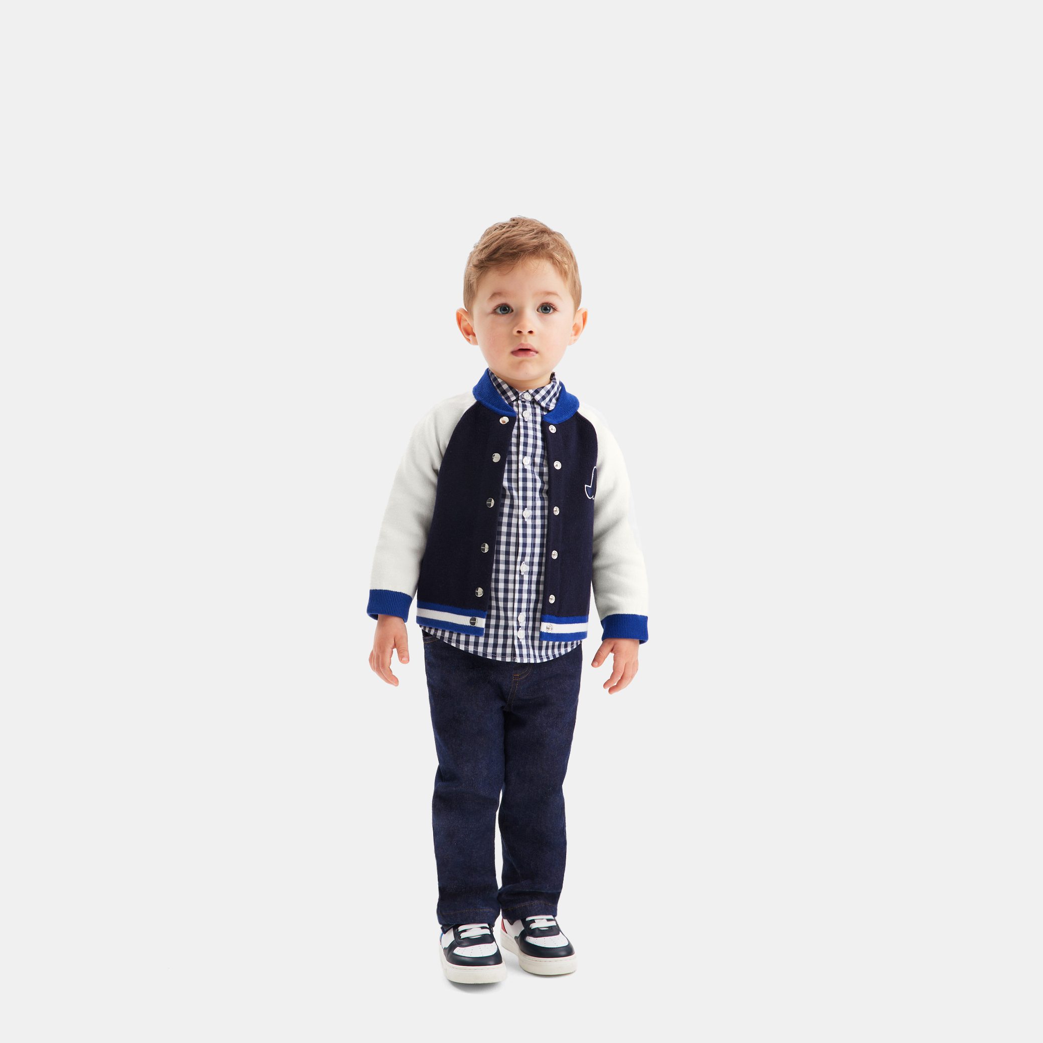 Baby Boy Teddy Cardigan - Image 3