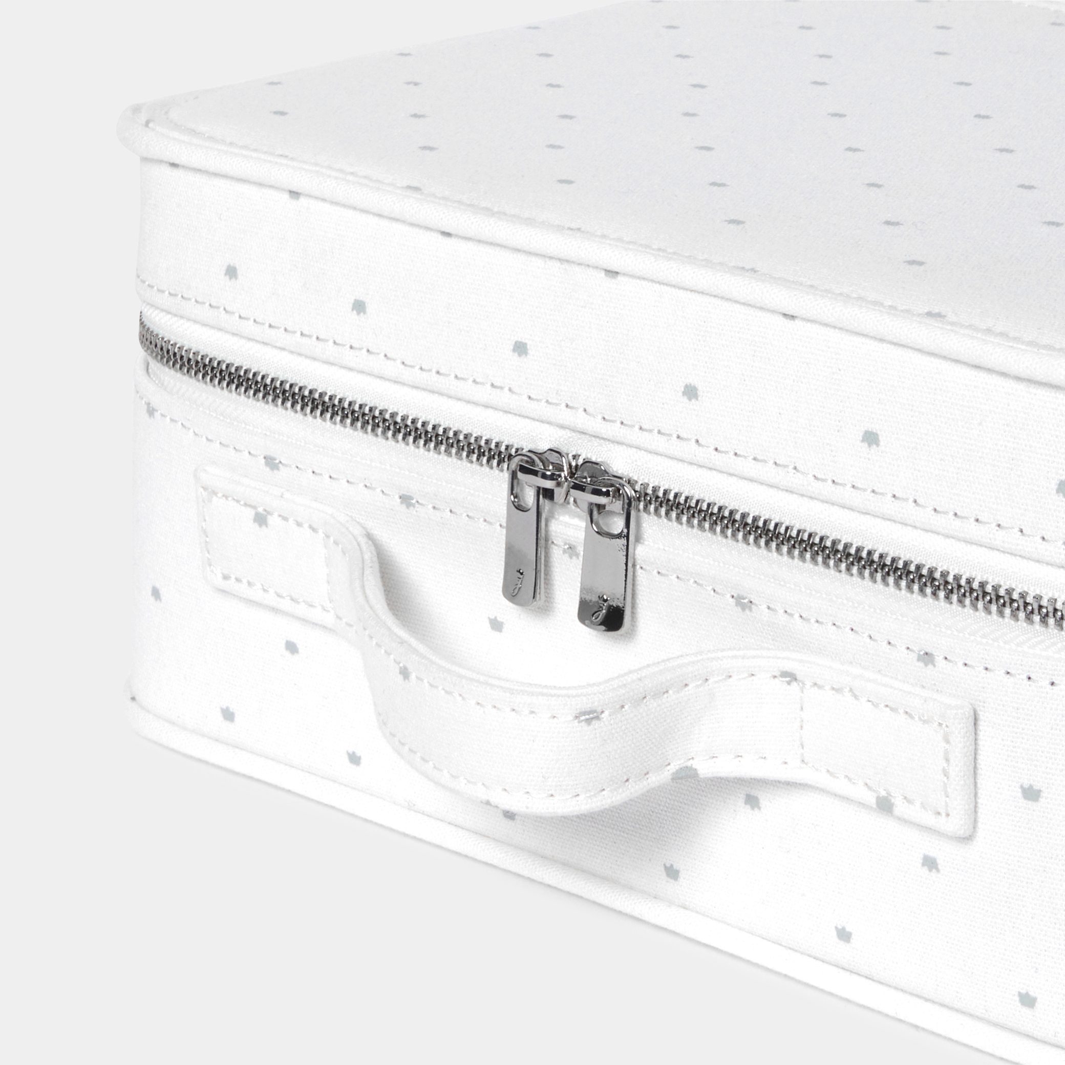 Small coated cotton baby suitcase - Image 4