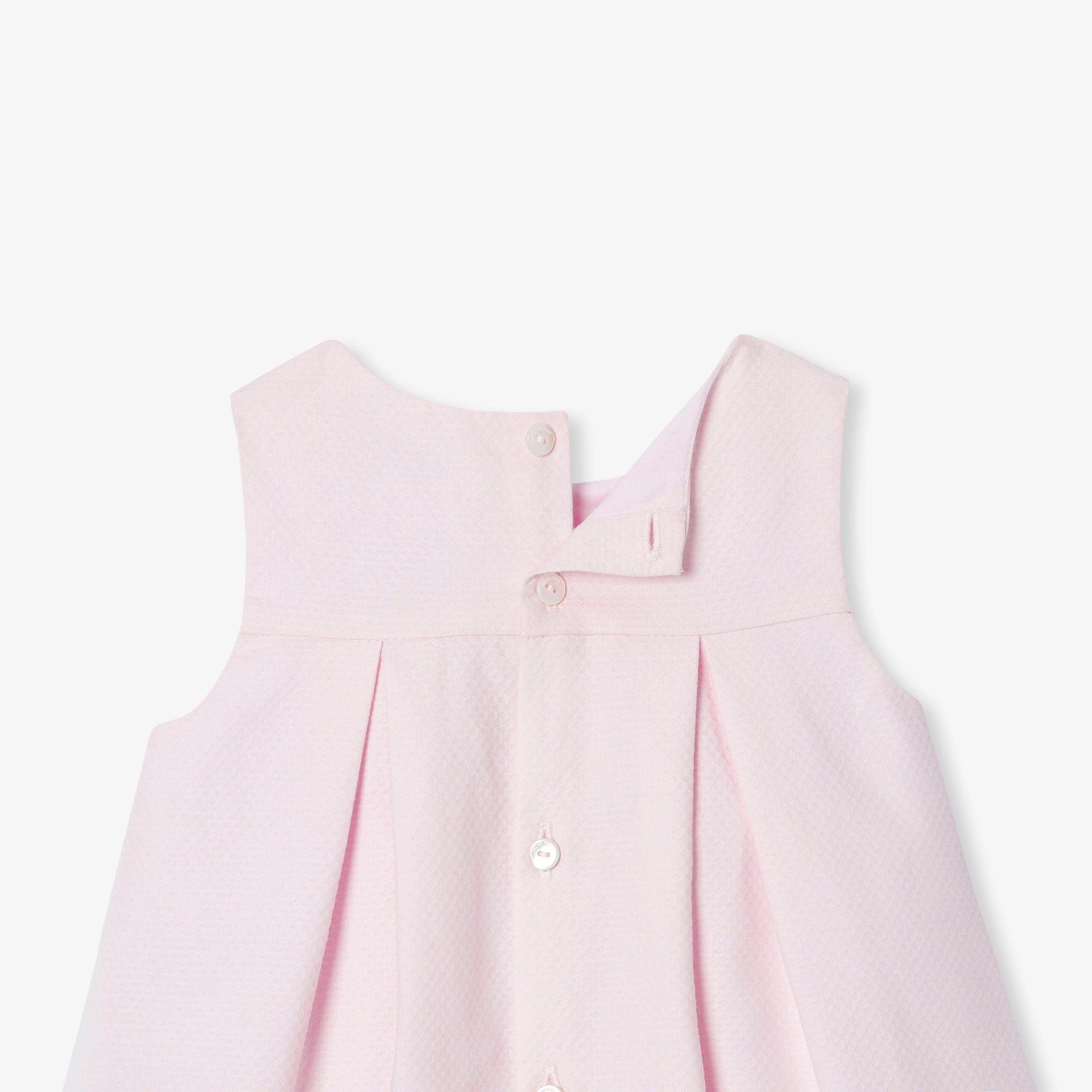 Baby girl dress in cotton pique - Capucine - Image 4