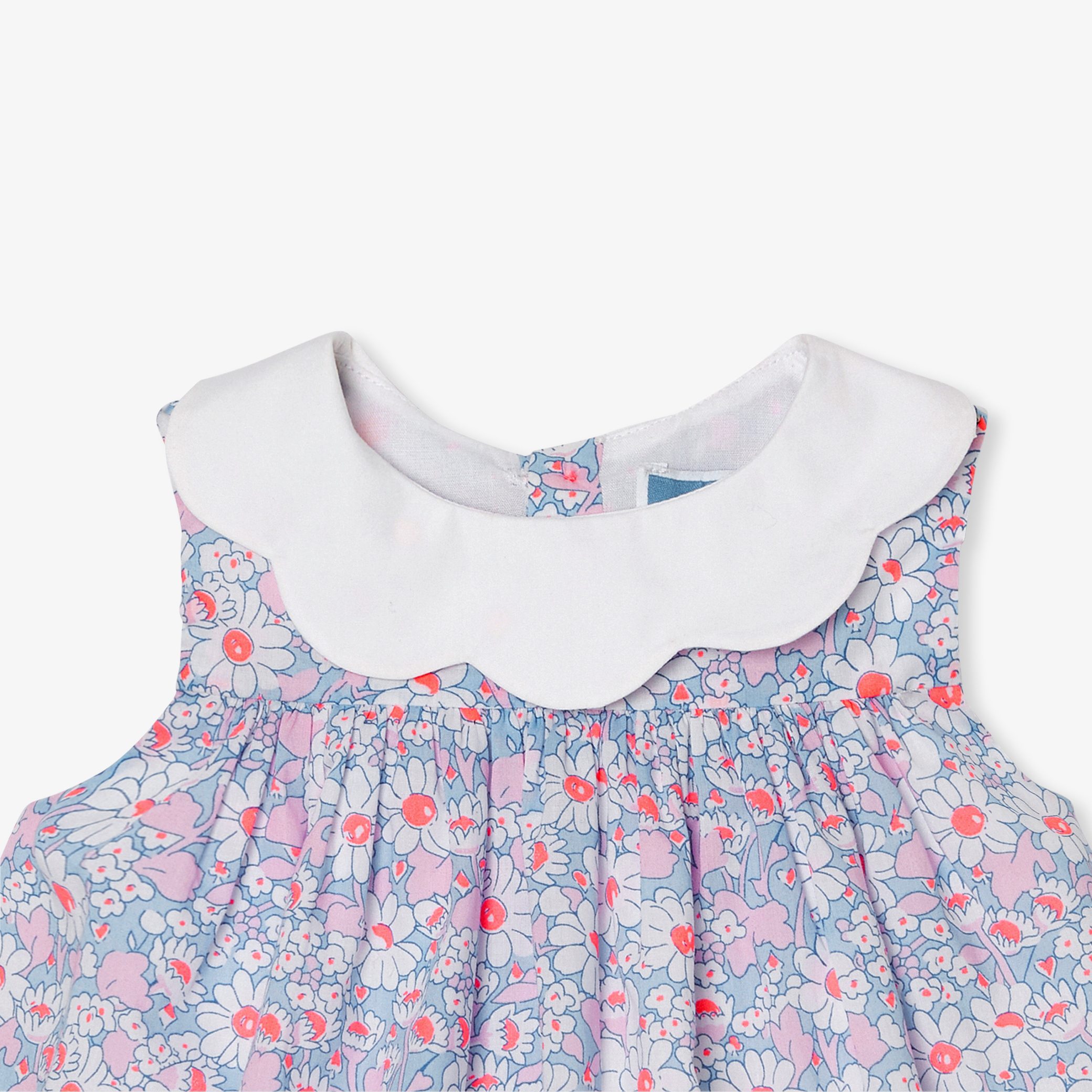 Baby girl dress in Liberty fabric - Berenice - Image 3