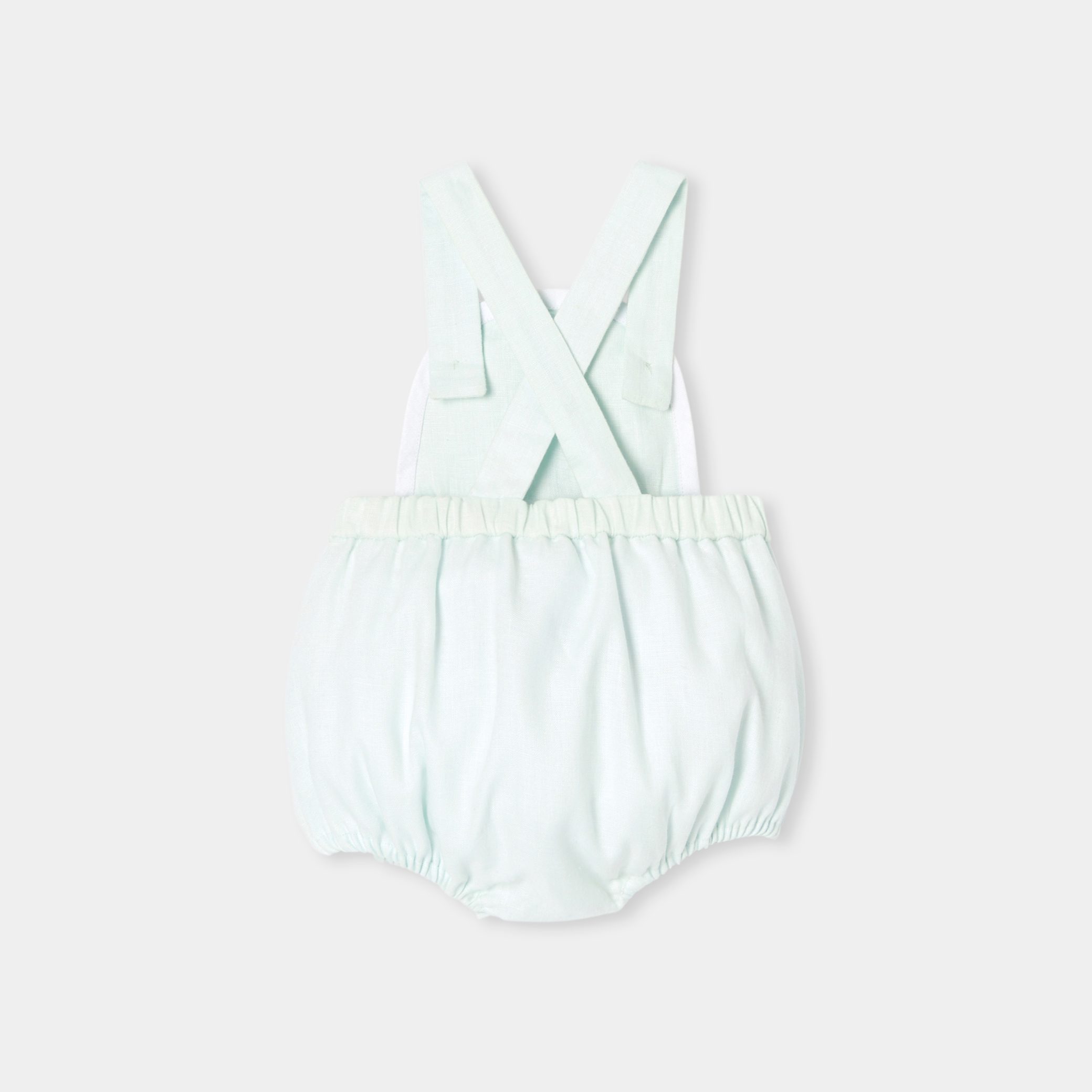 Baby linen romper - Auguste - Image 2