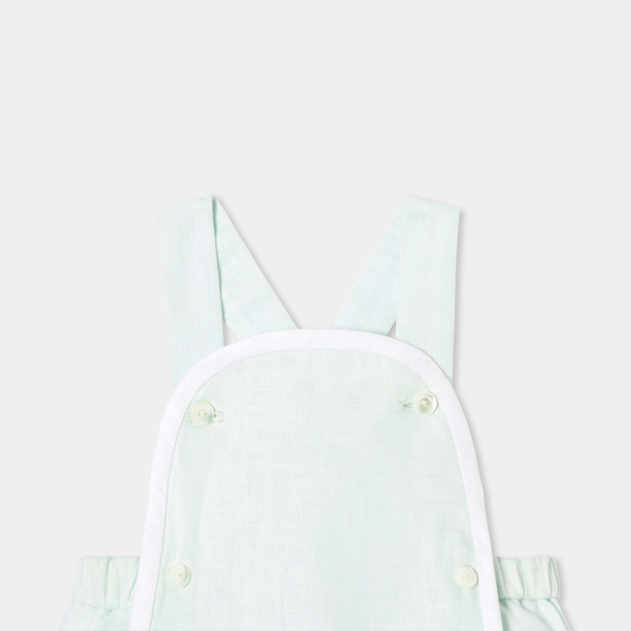 Baby linen romper - Auguste - Image 3