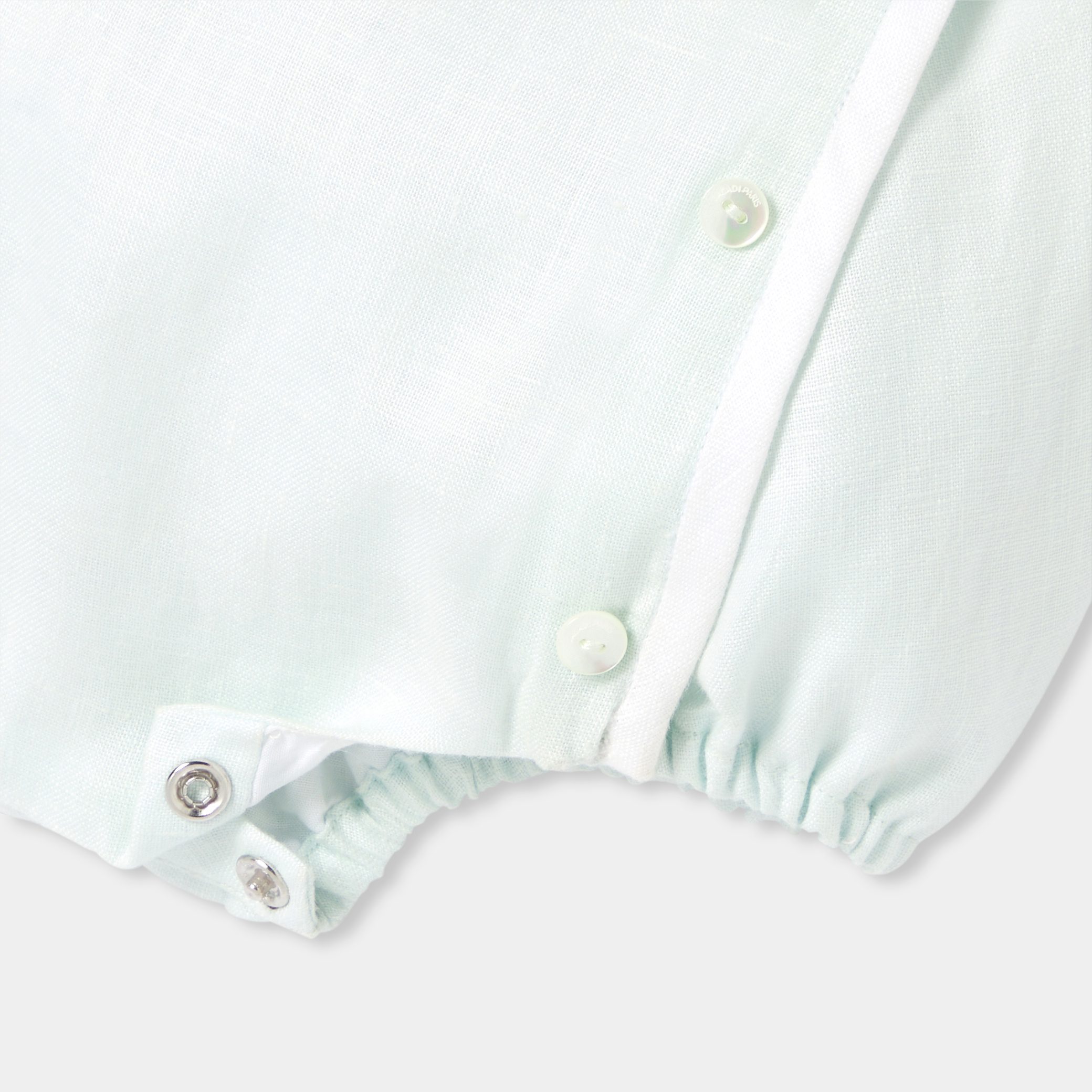 Baby linen romper - Auguste - Image 4