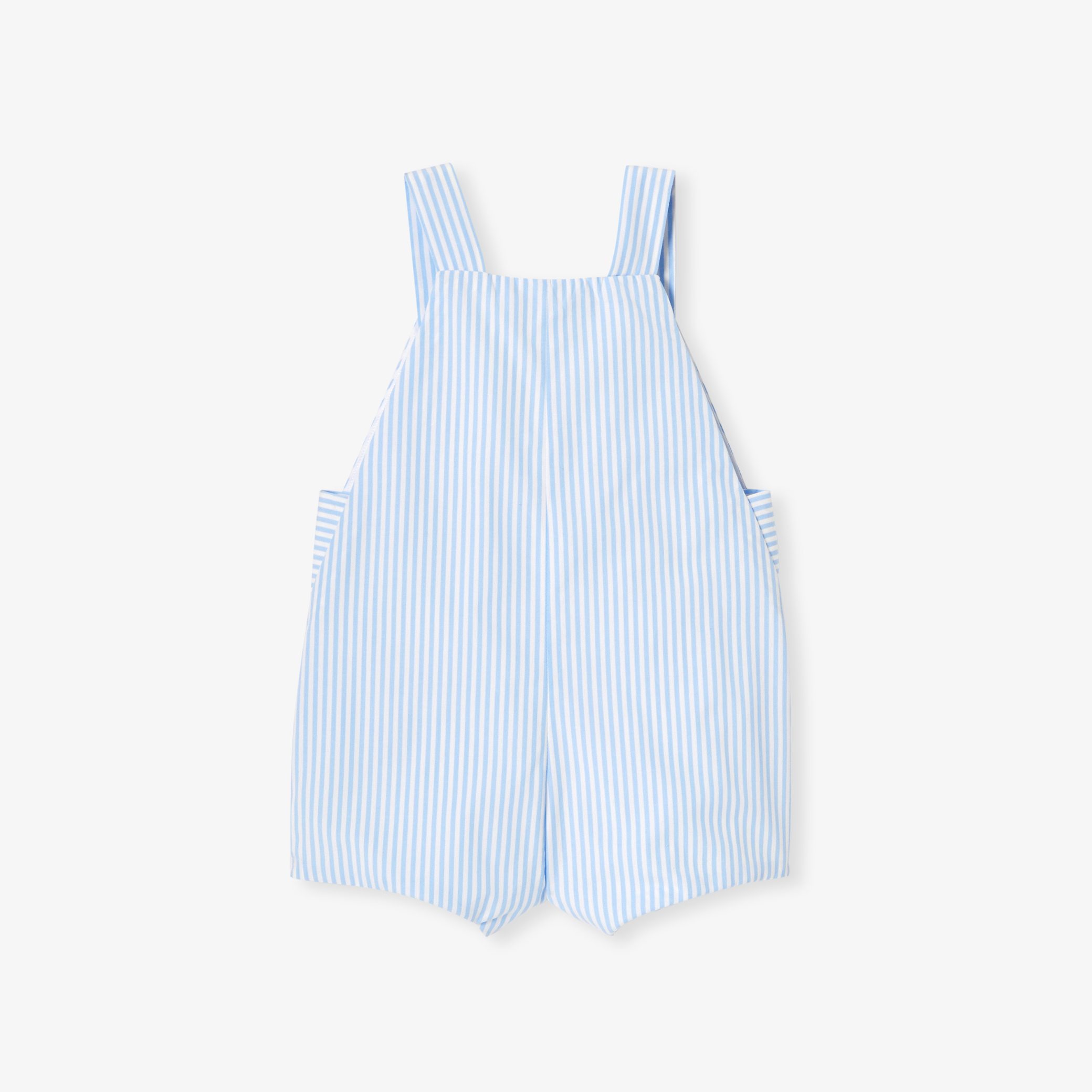 Baby boy short overalls in poplin - Aubin - Image 2