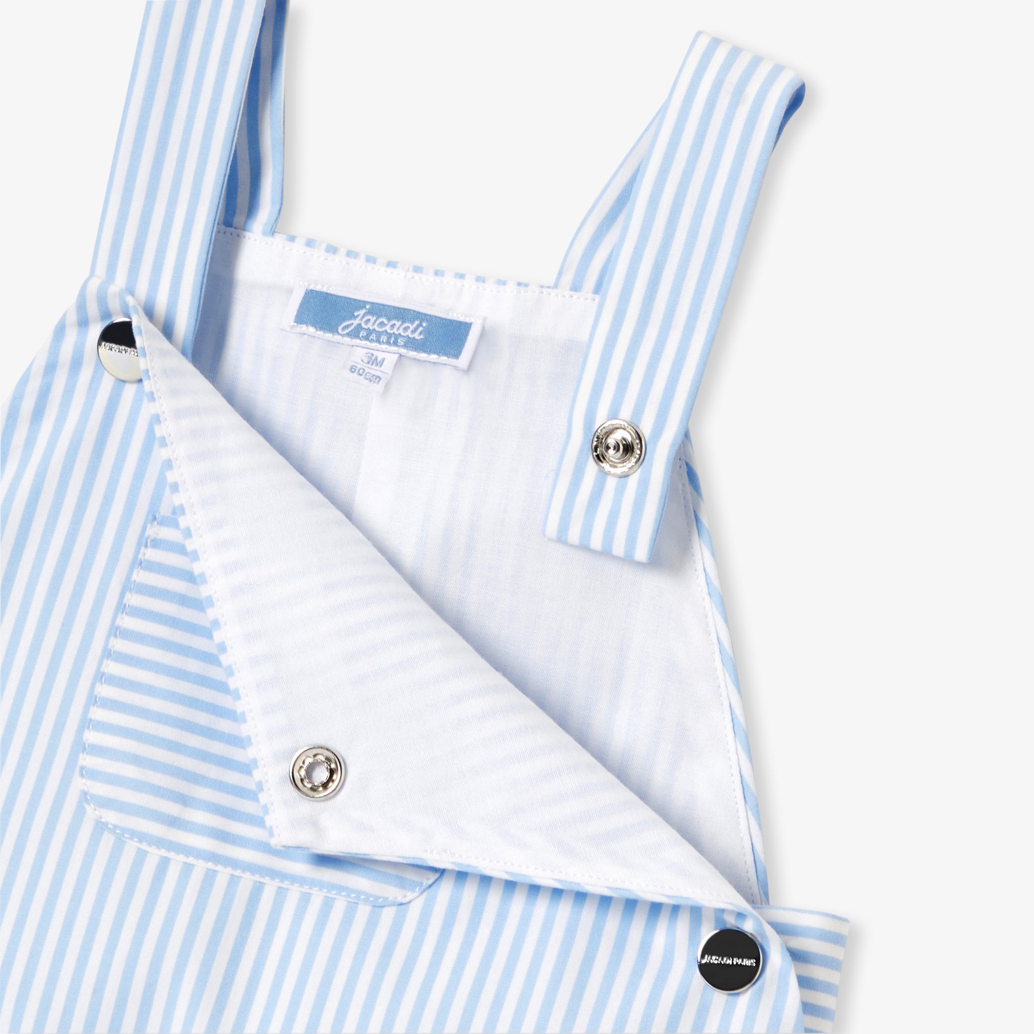 Baby boy short overalls in poplin - Aubin - Image 4