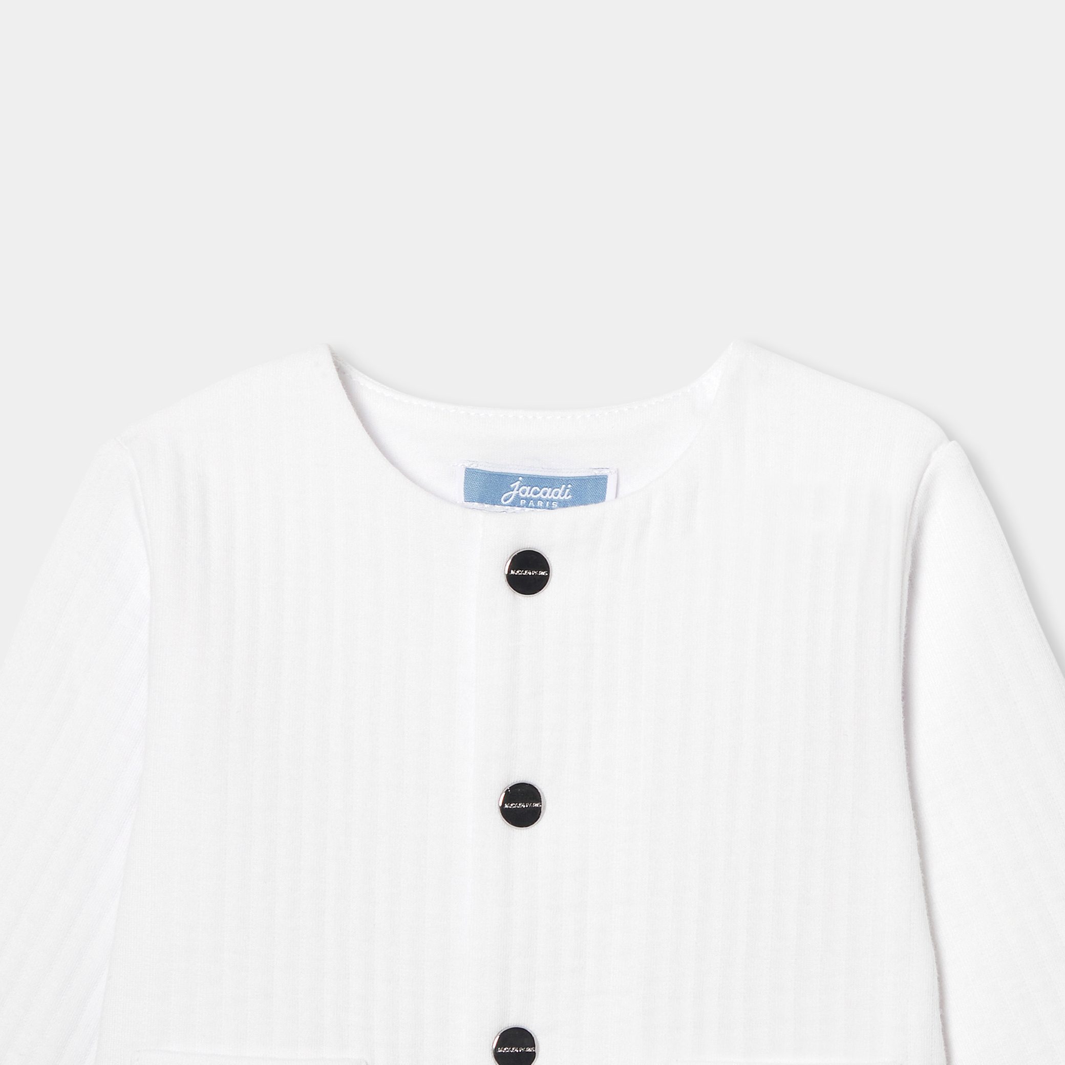 Baby cardigan in quilted jersey - Corentin - Image 3