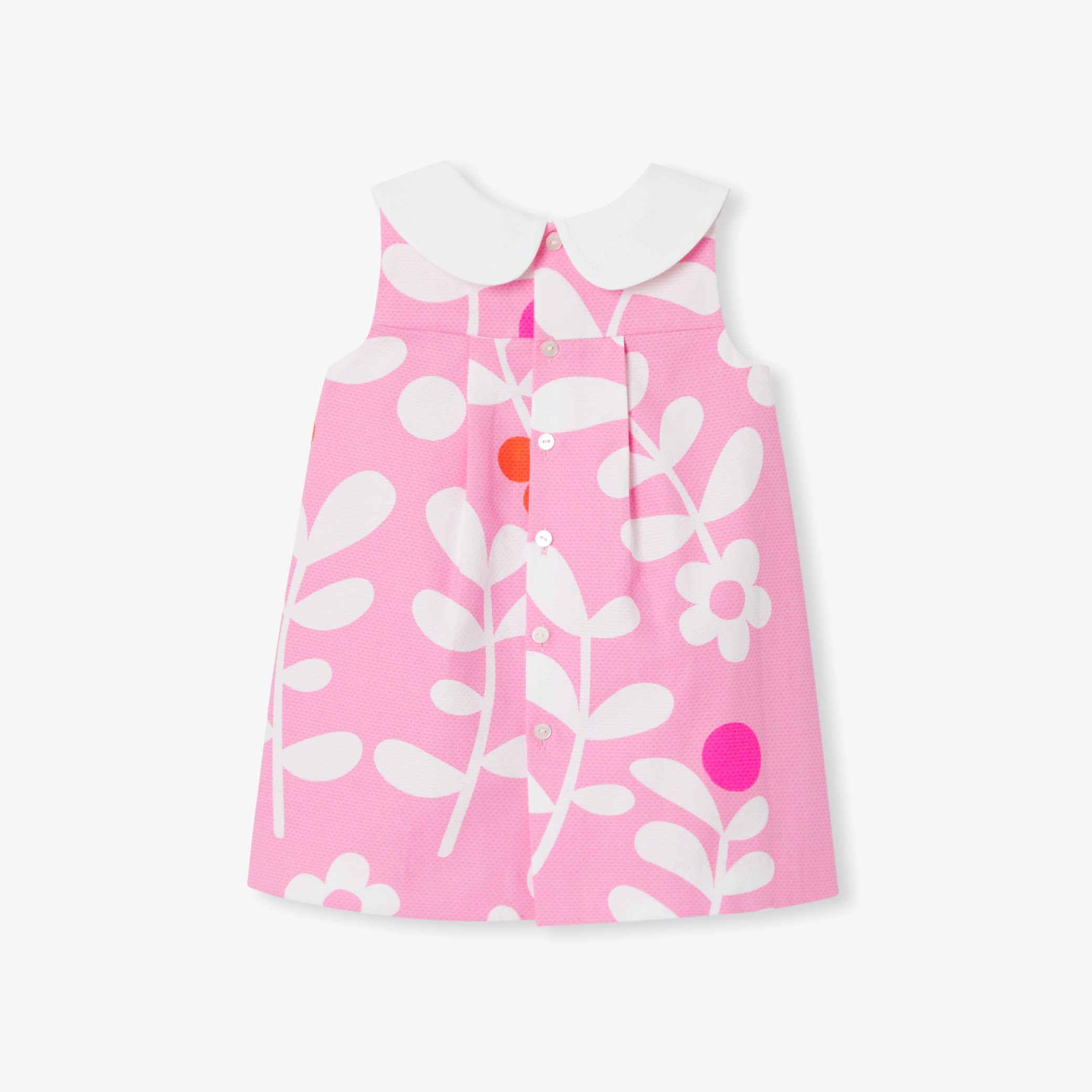 Baby girl dress with plant motif - Celestine - Image 5