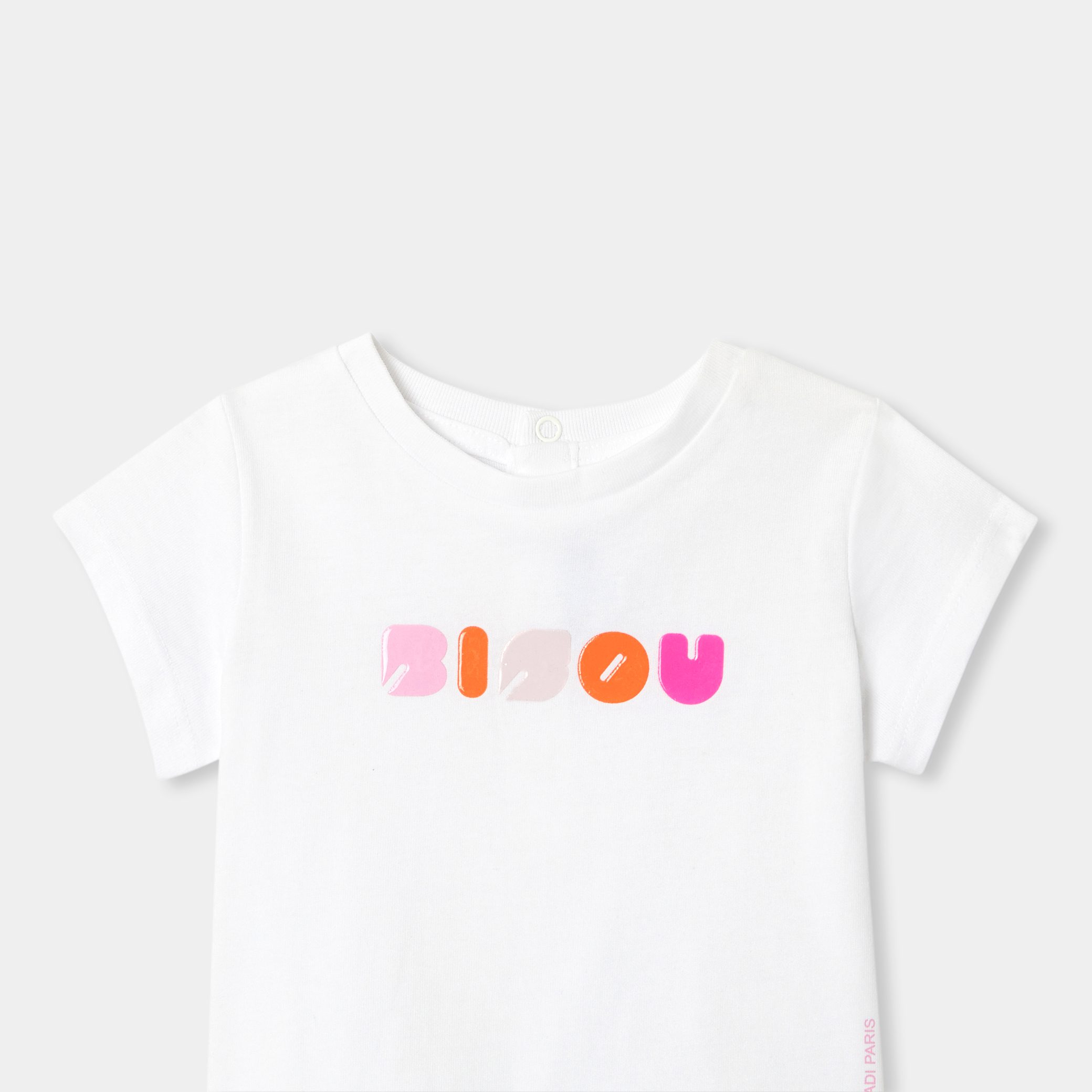 Baby girl short-sleeved T-shirt - Bisou - Image 3
