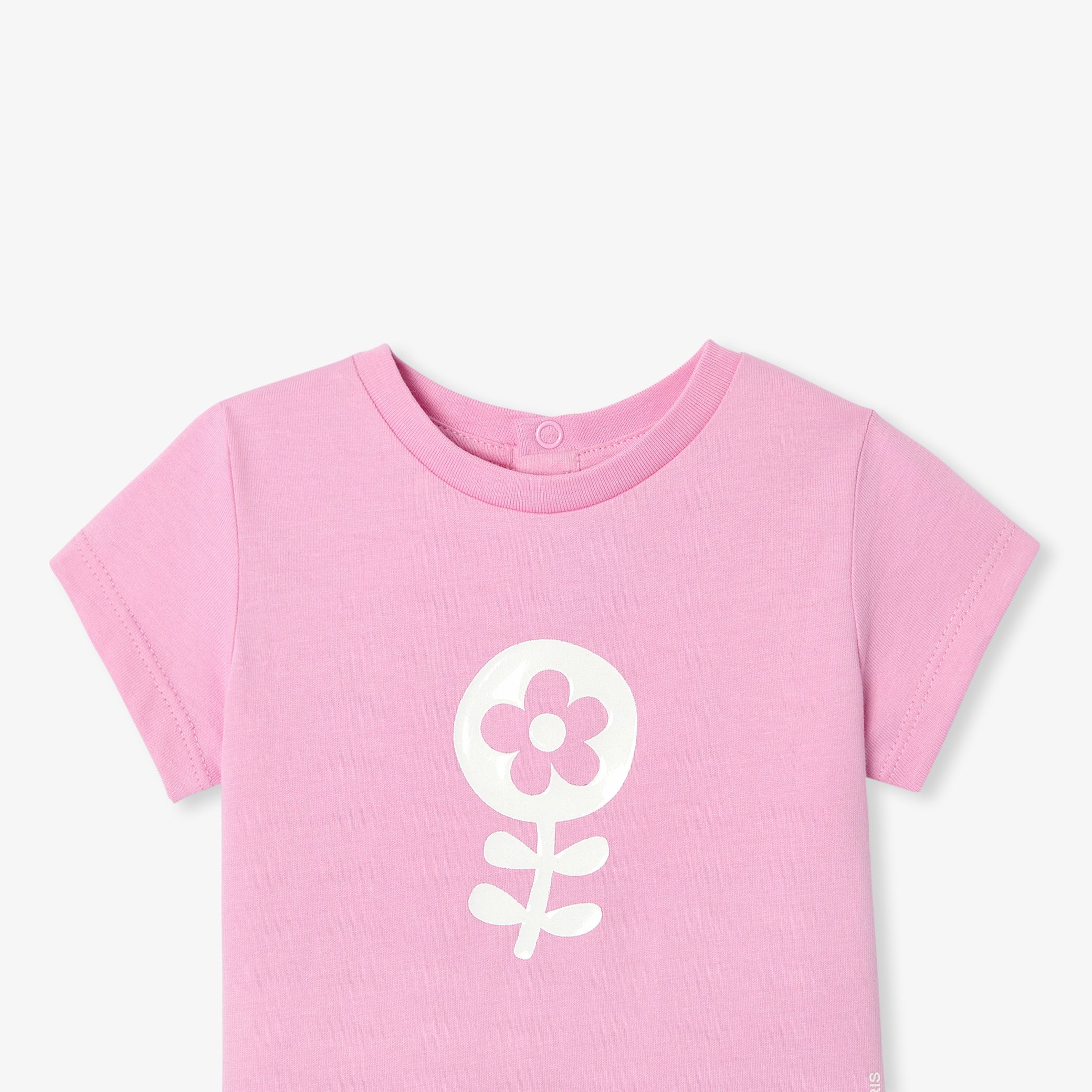 Baby girl short-sleeved T-shirt - Bonbon - Image 6