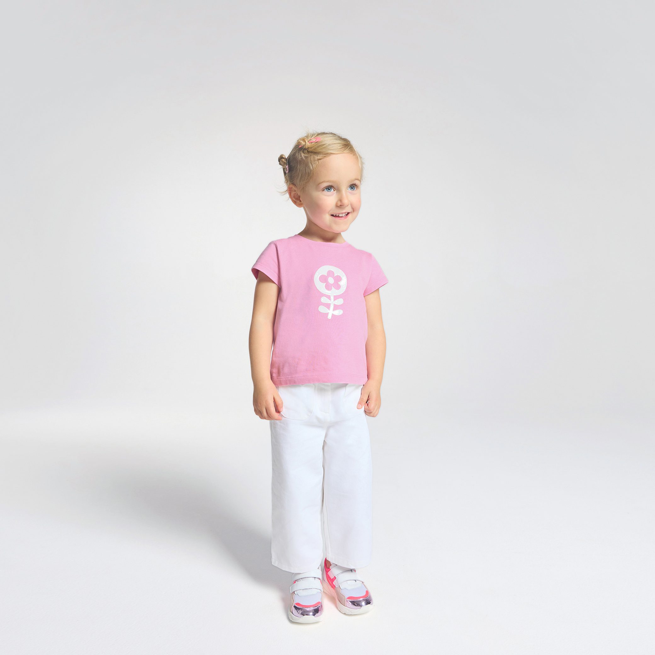 Baby girl short-sleeved T-shirt - Bonbon - Image 3