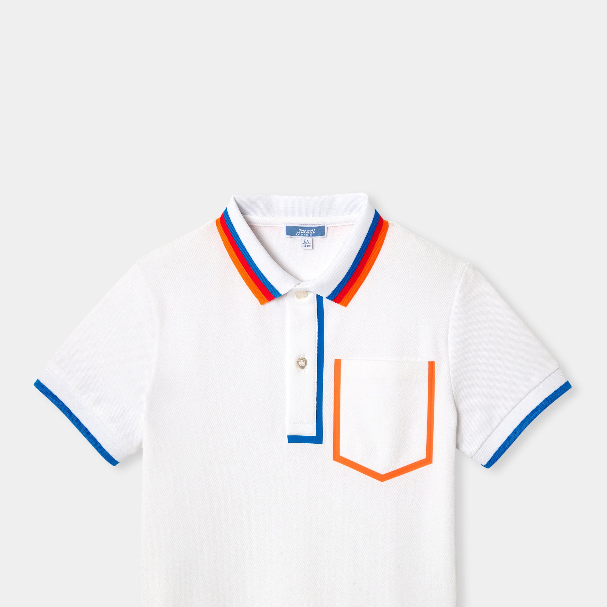 Boy polo shirt in cotton pique - Adonis - Image 6