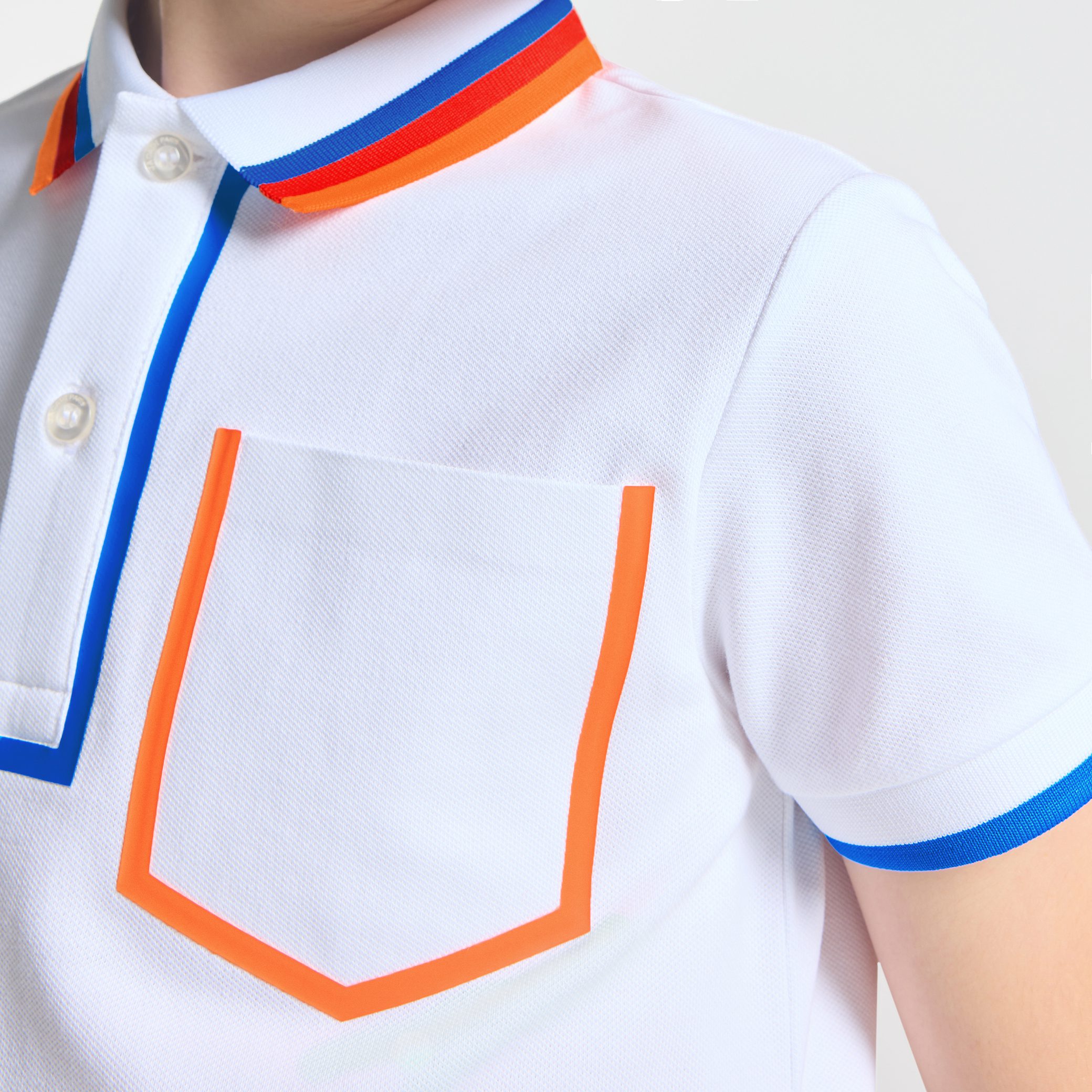 Boy polo shirt in cotton pique - Adonis - Image 2