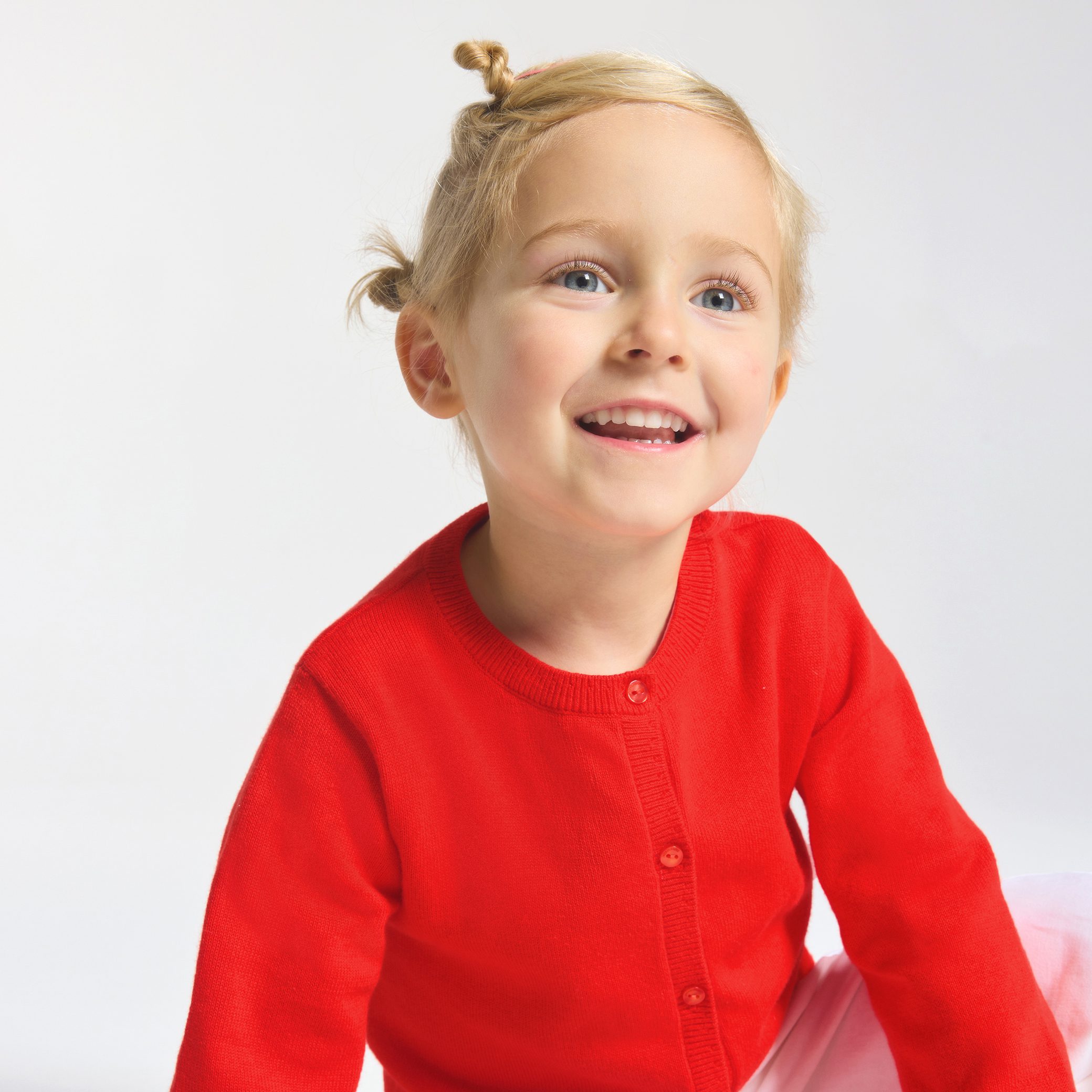 Baby girl jersey cardigan - Charmant - Image 2