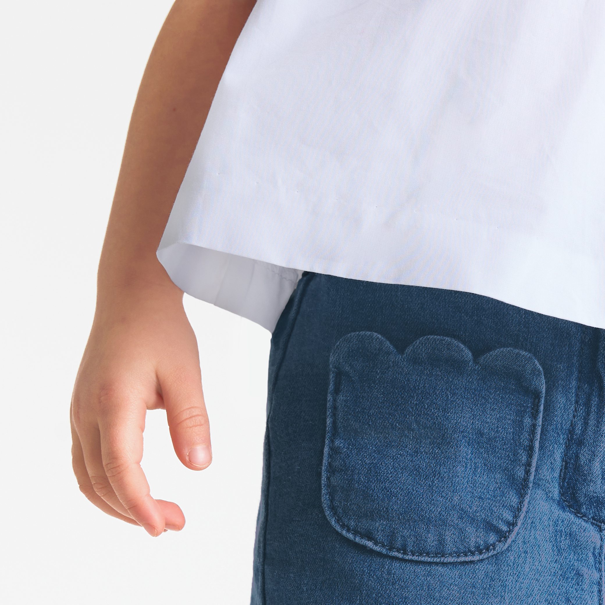 Baby girl denim trousers - Colibri - Image 2