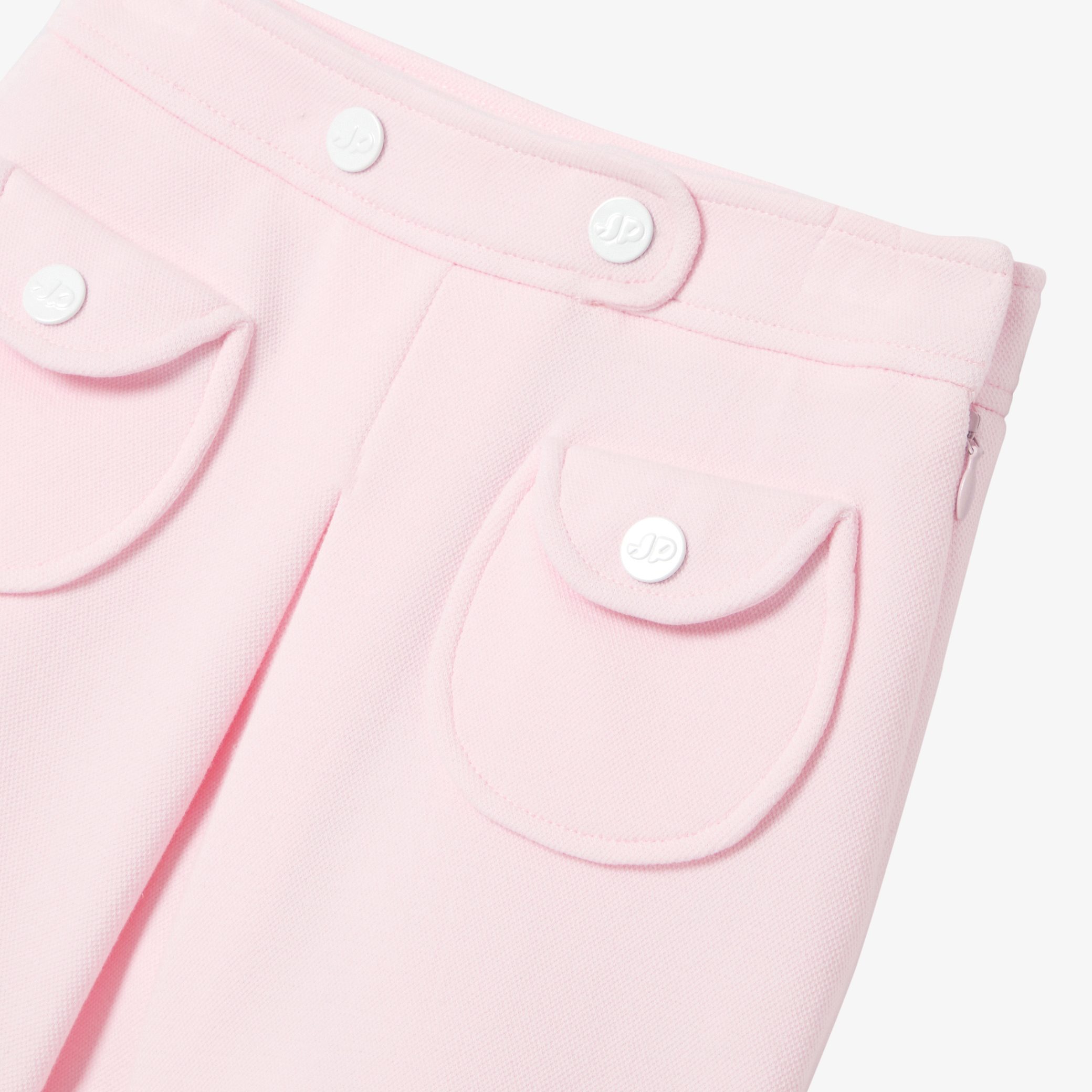 Girl short skirt in pique knit - Alysse - Image 4