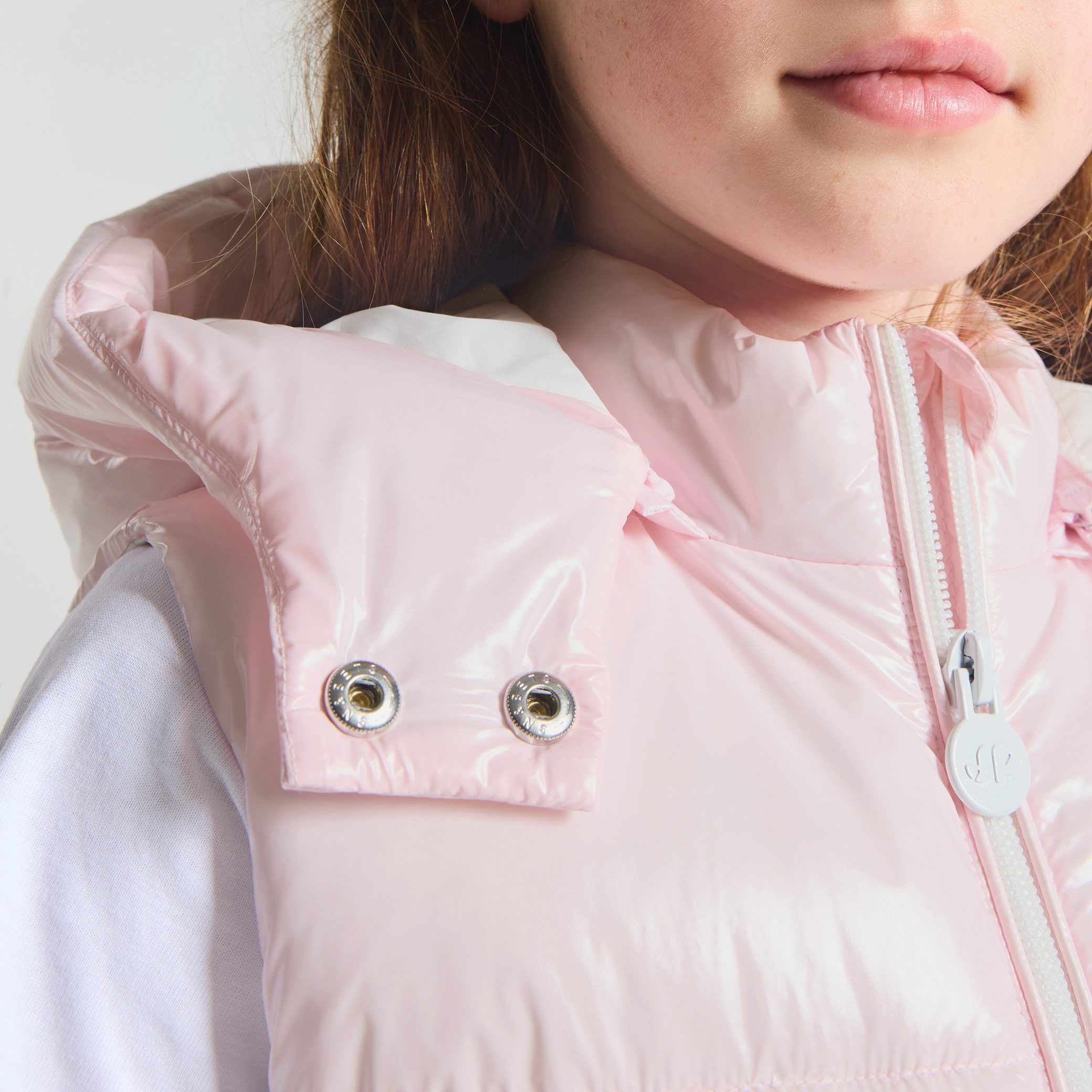 Girl sleeveless padded jacket - Amance - Image 2