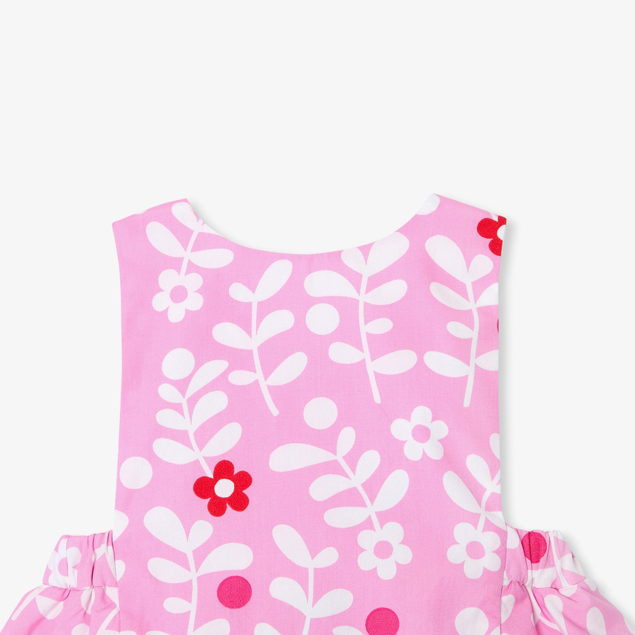 Baby girl romper in poplin - Ernestine Fleur - Image 3