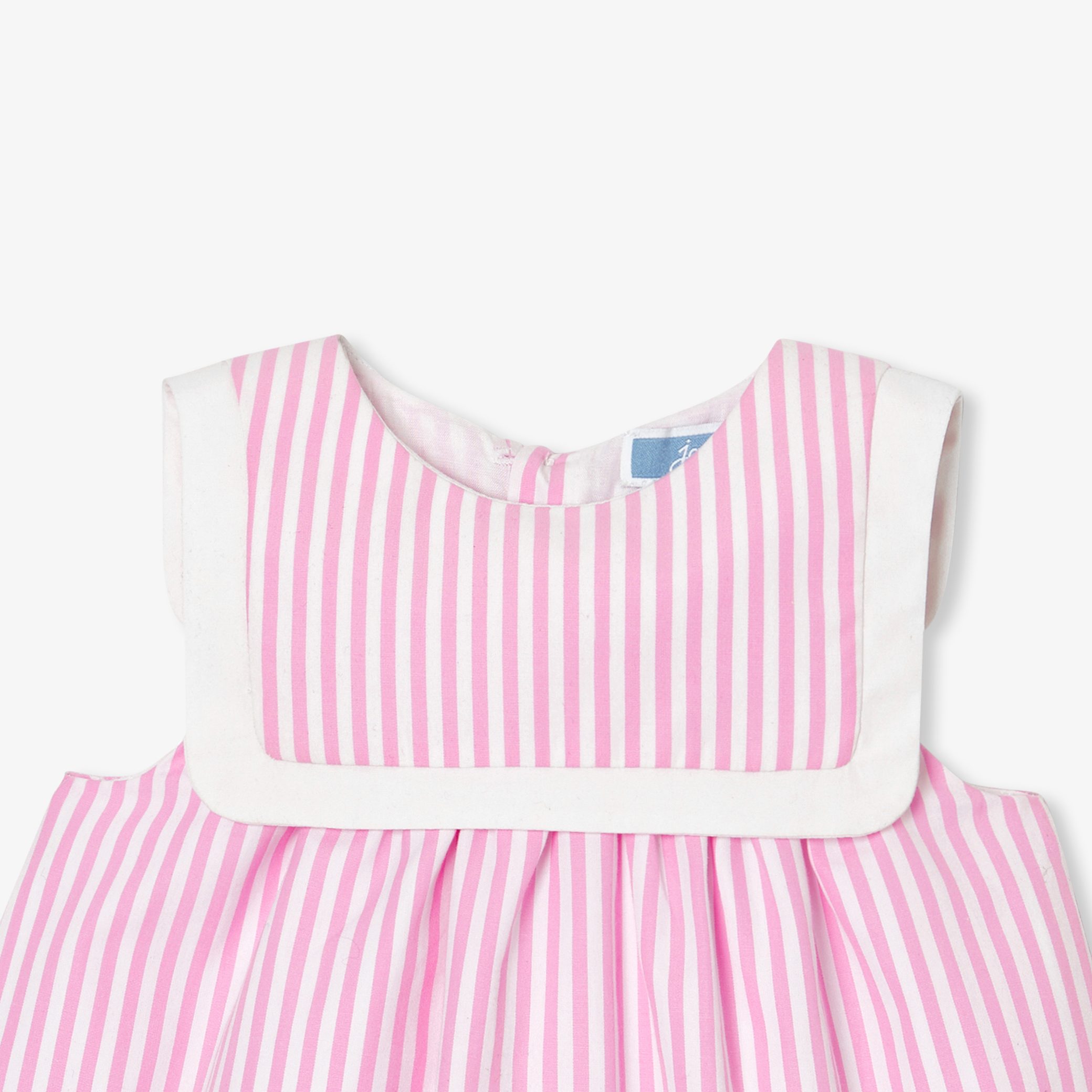 Baby girl dress in poplin - Eglantine - Image 3