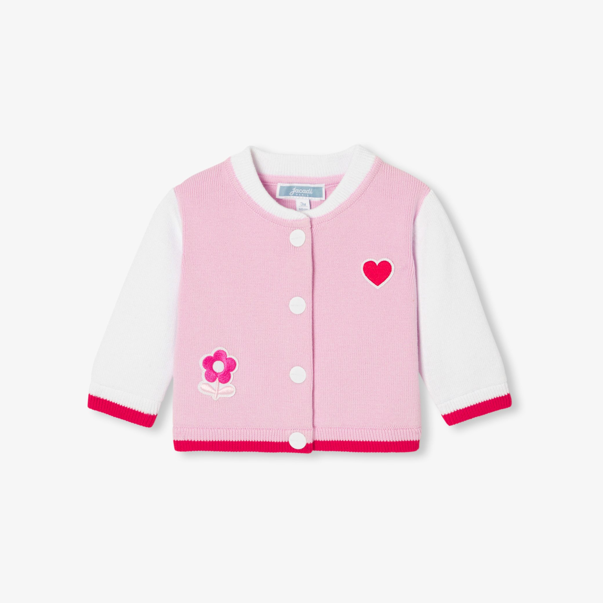 Baby girl Varsity cardigan - Delphine