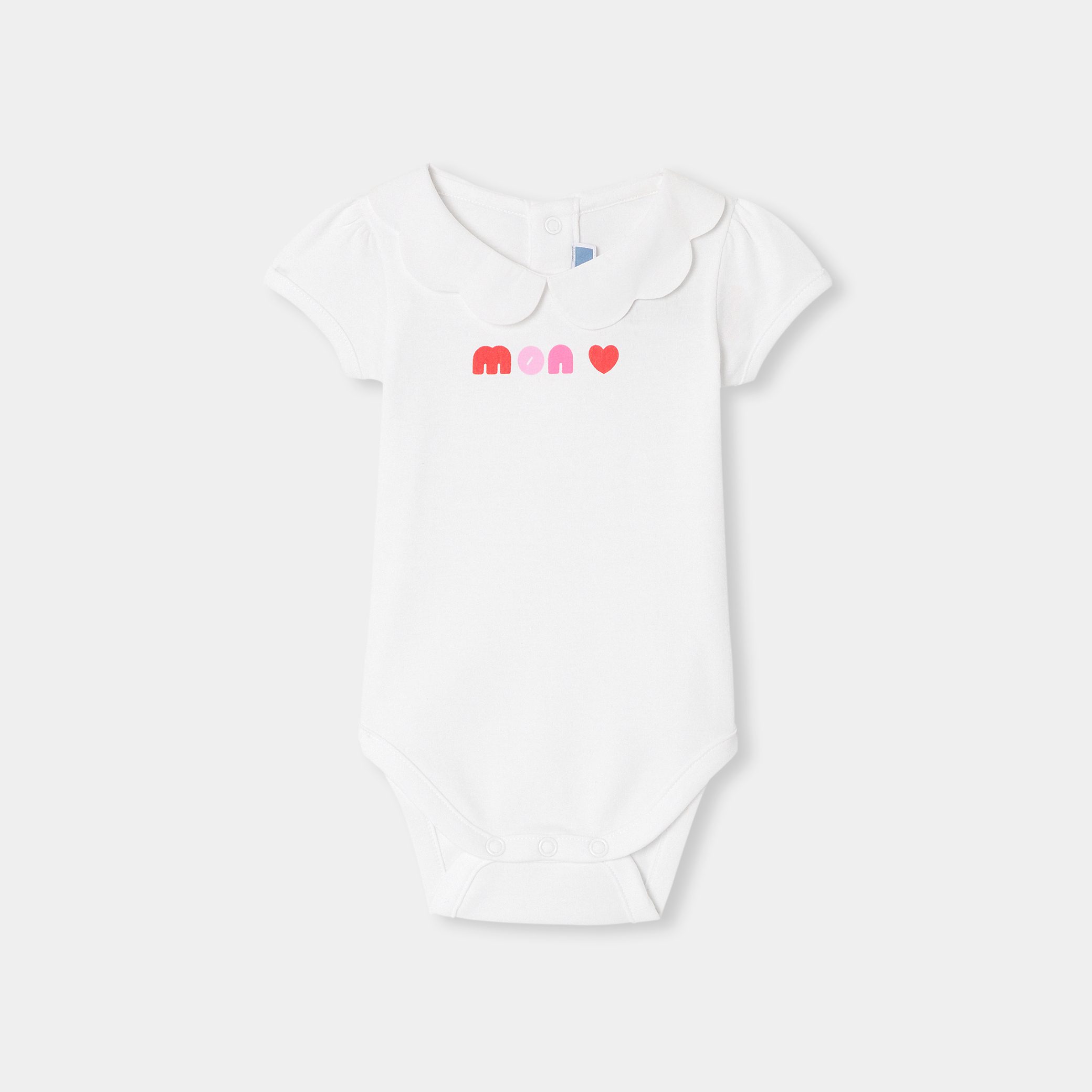 Baby girl short-sleeved bodysuit - Gracieuse